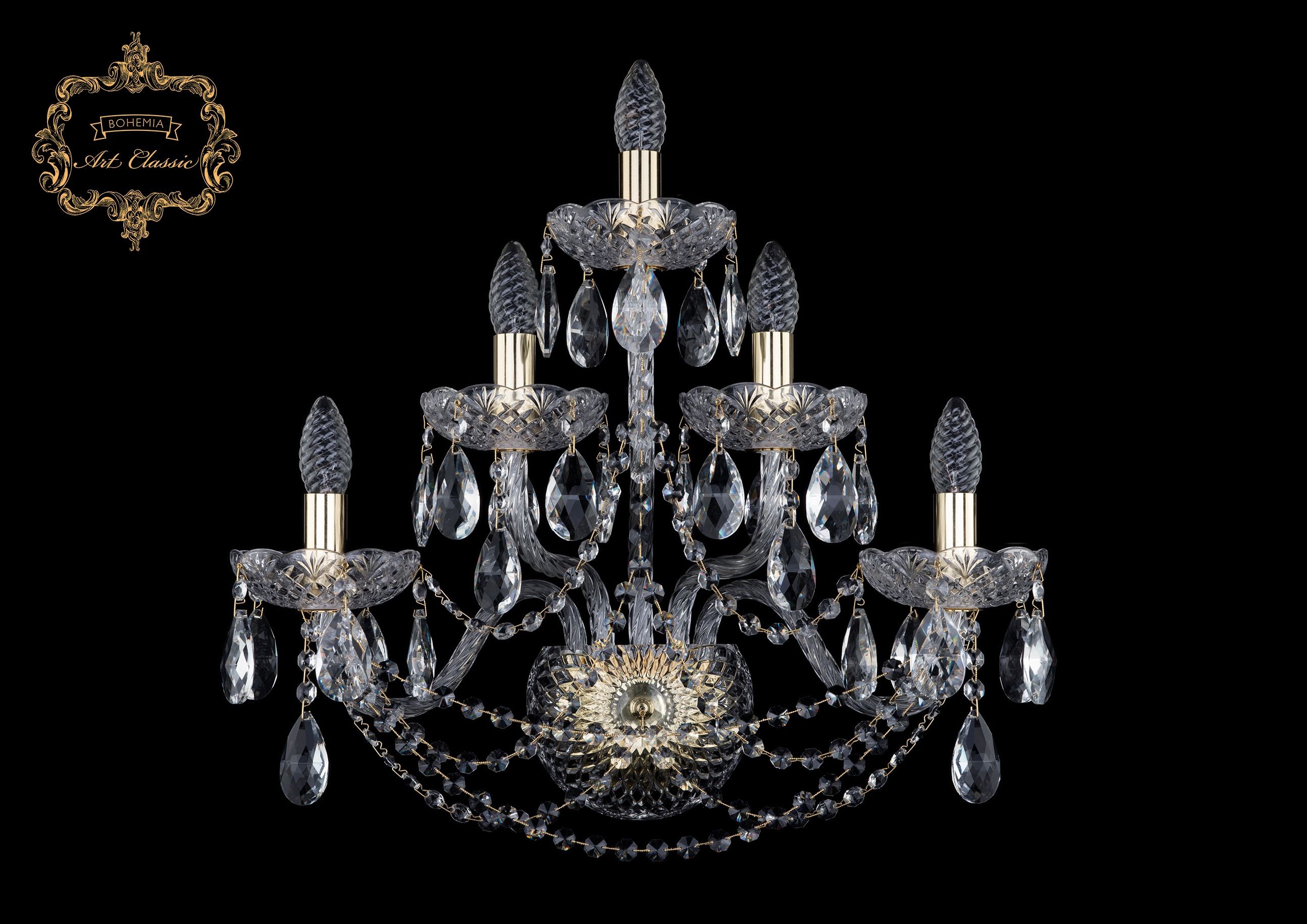 Настенное бра Art Classic 10.11.2+2+1.195.XL.Gd.Sp