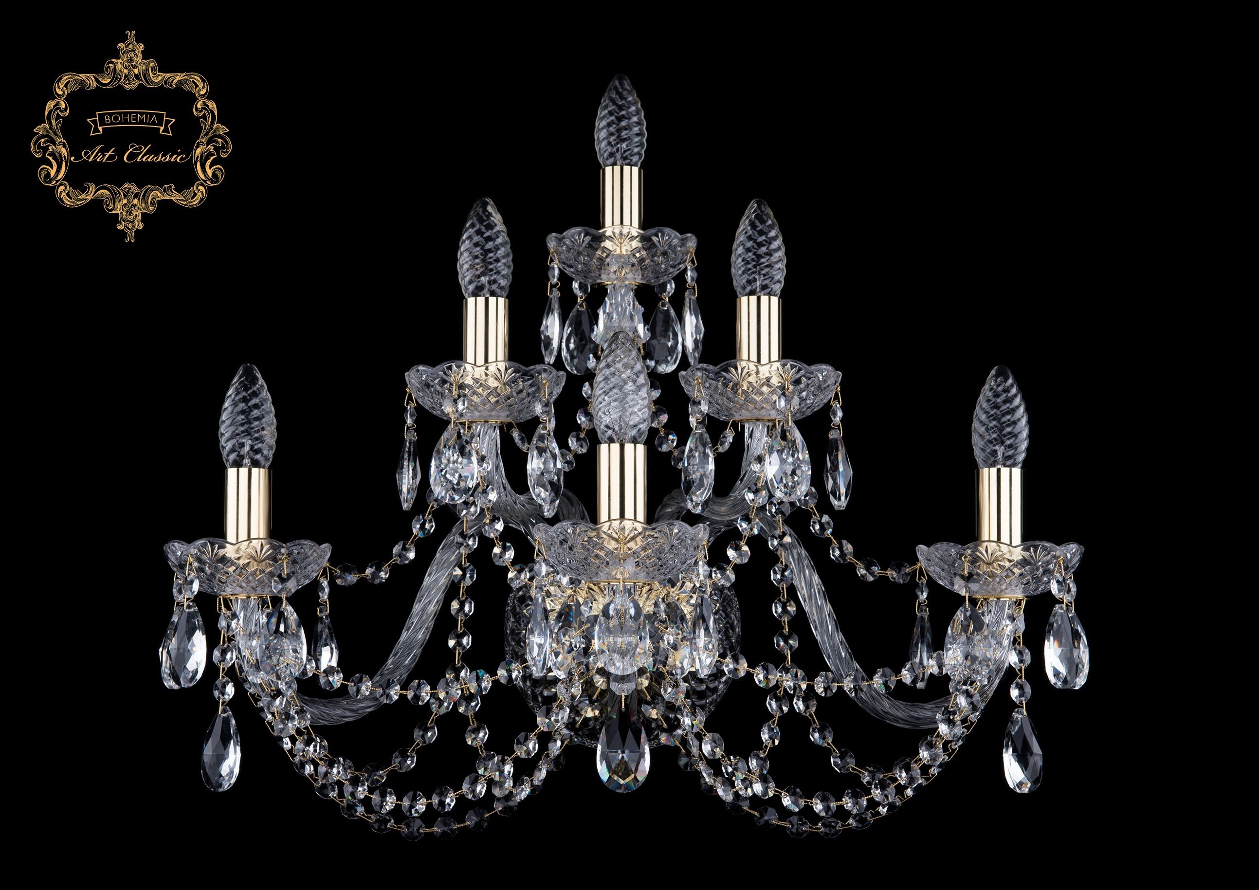 Настенное бра Art Classic 10.11.3+2+1.240.Gd.Sp