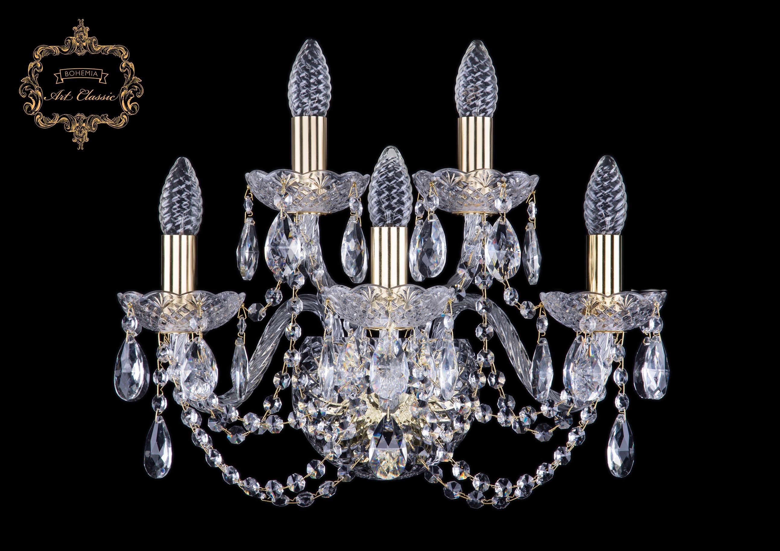 Настенное бра Art Classic 10.11.3+2.165.Gd.Sp