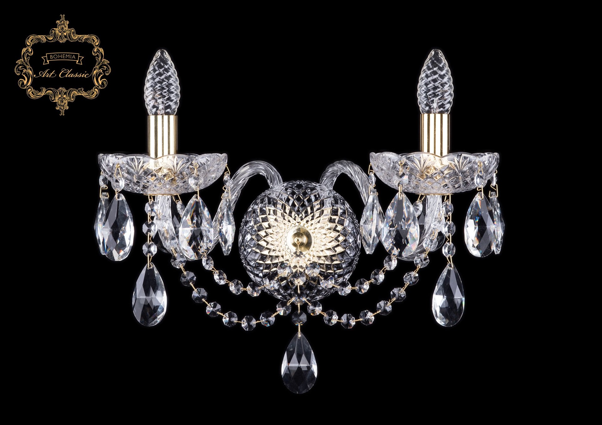 Настенное бра Art Classic 10.12.2.165.XL.Gd.Sp