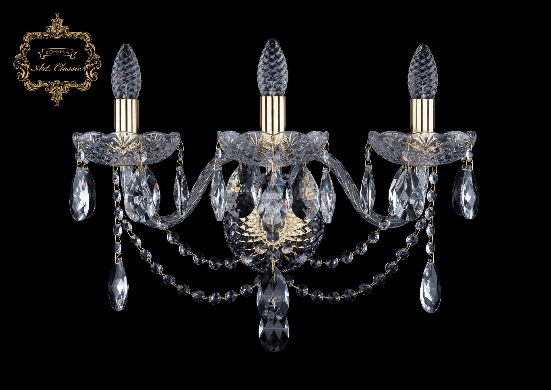 Настенное бра Art Classic 10.12.3.195.XL.Gd.Sp