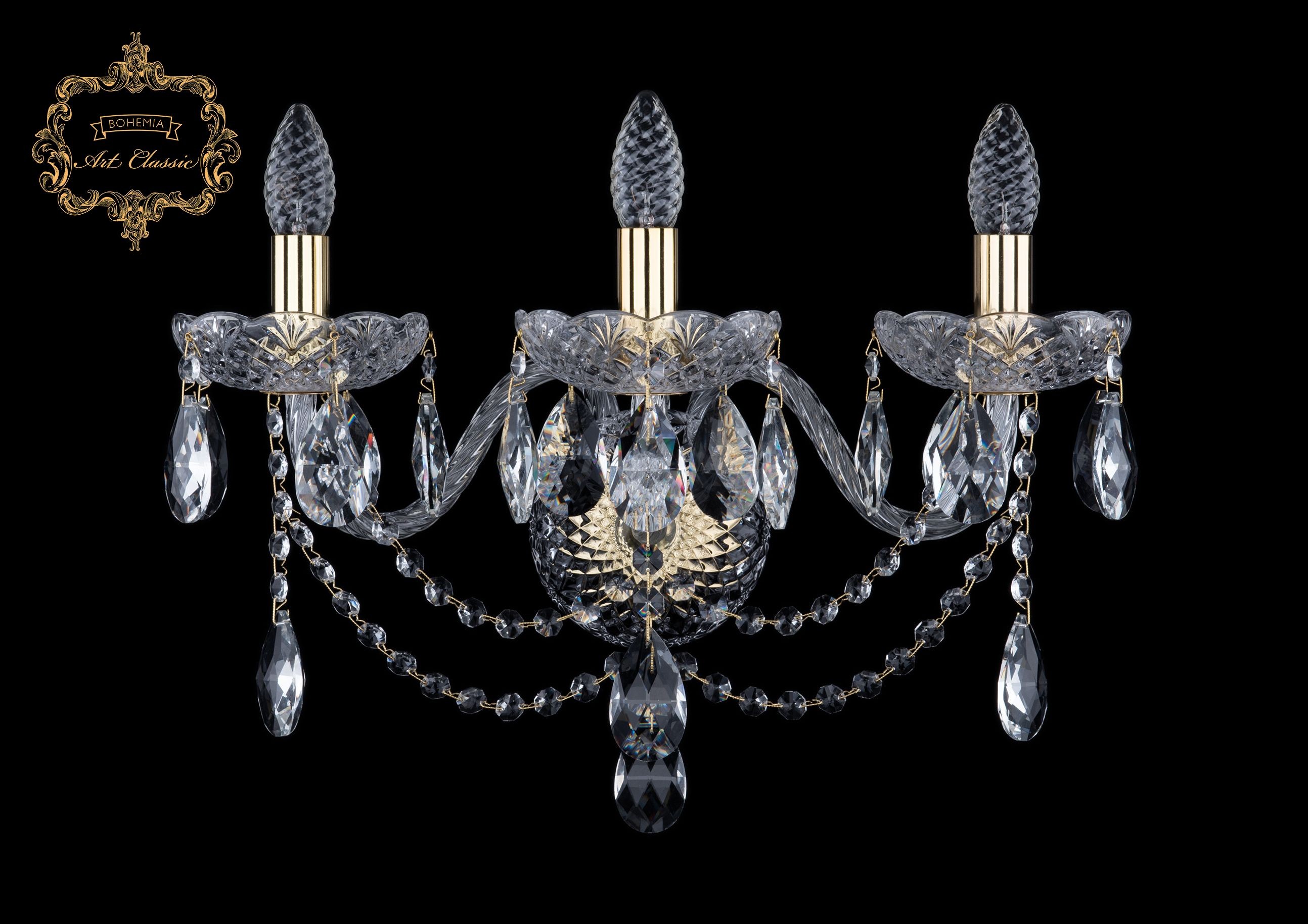 Настенное бра Art Classic 10.12.3.195.XL.Gd.Sp