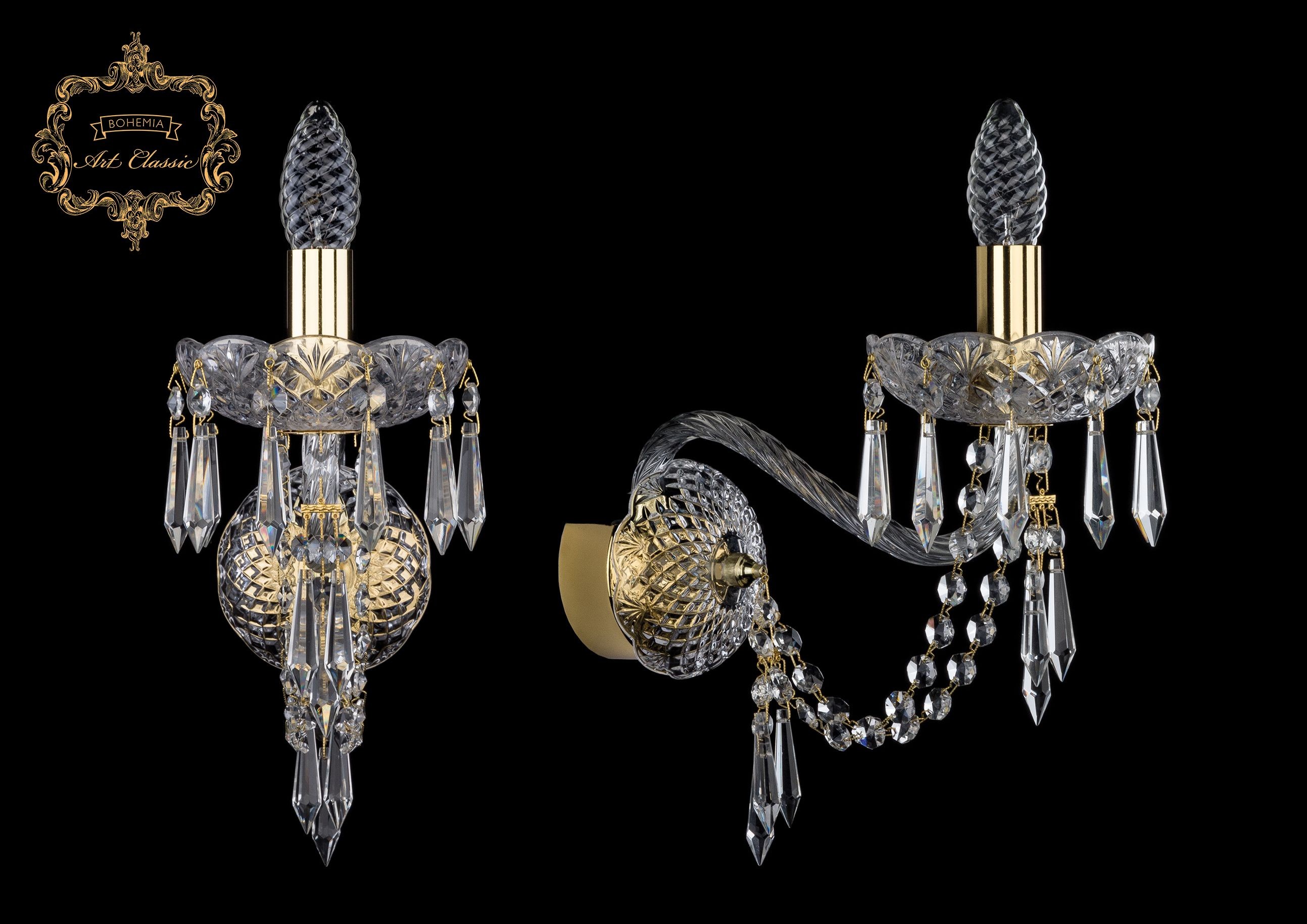 Настенное бра Art Classic 10.23.1.200.XL.Gd.Dr