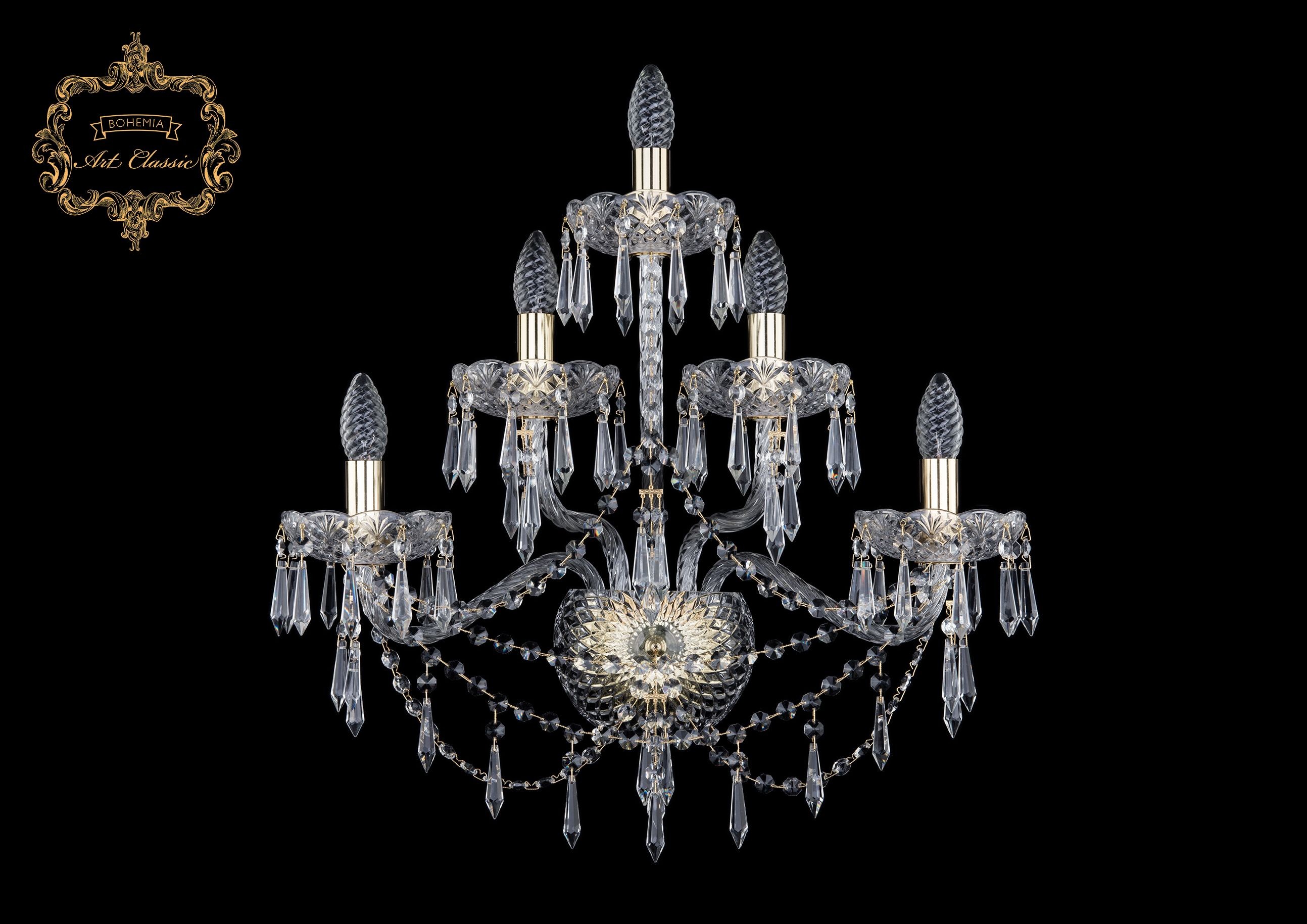 Настенное бра Art Classic 10.23.2+2+1.200.XL.Gd.Dr