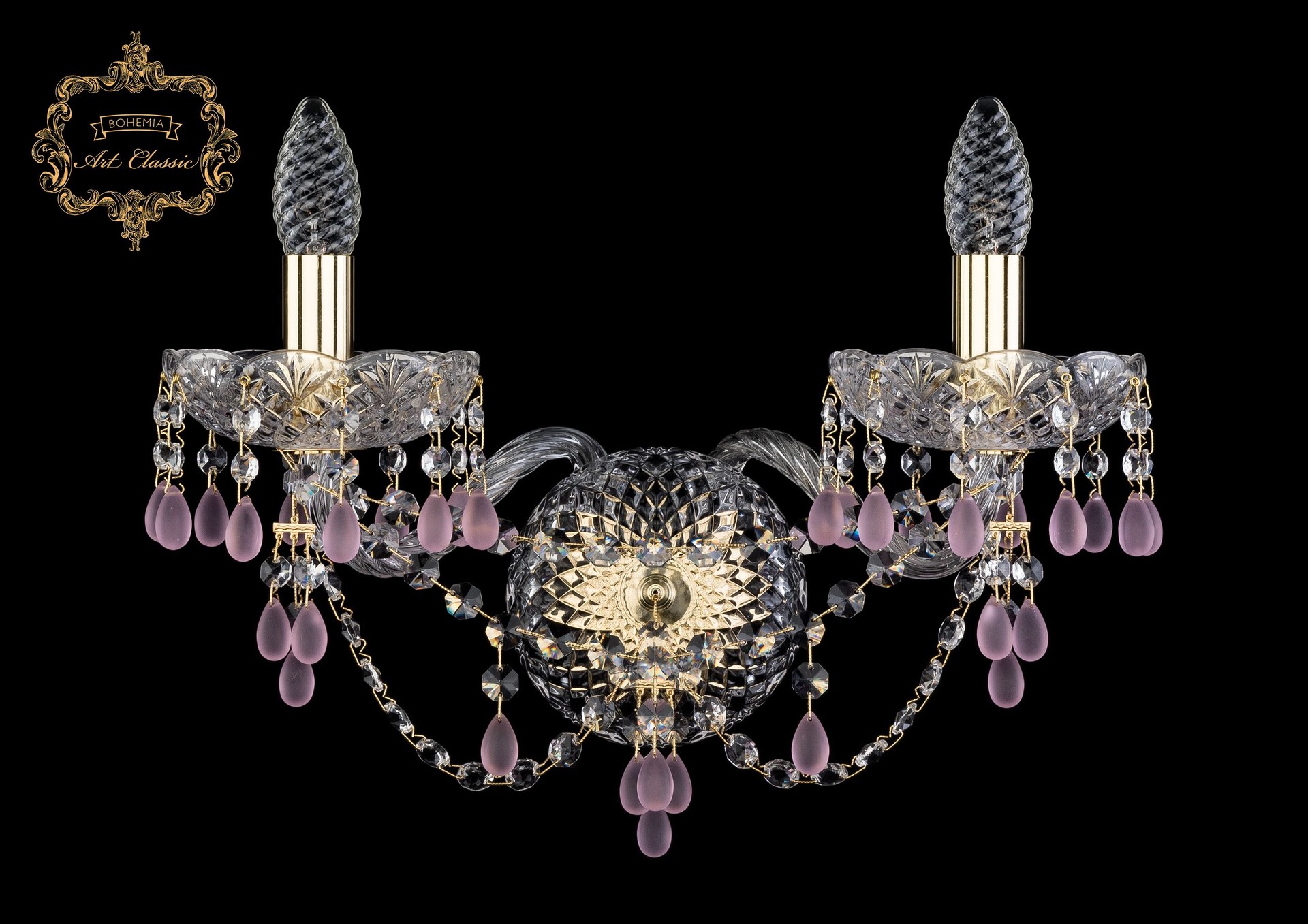 Настенное бра Art Classic 10.24.2.165.XL.Gd.V7010