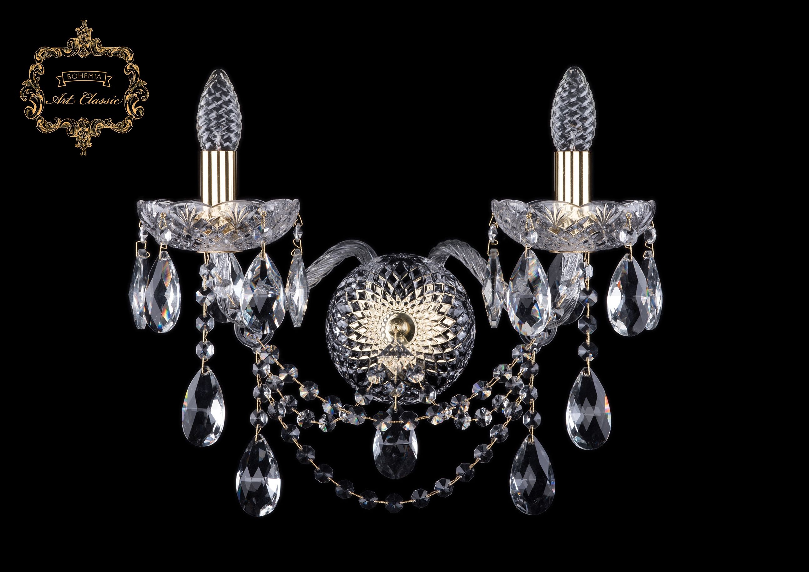 Настенное бра Art Classic 10.25.2.200.XL.Gd.Sp