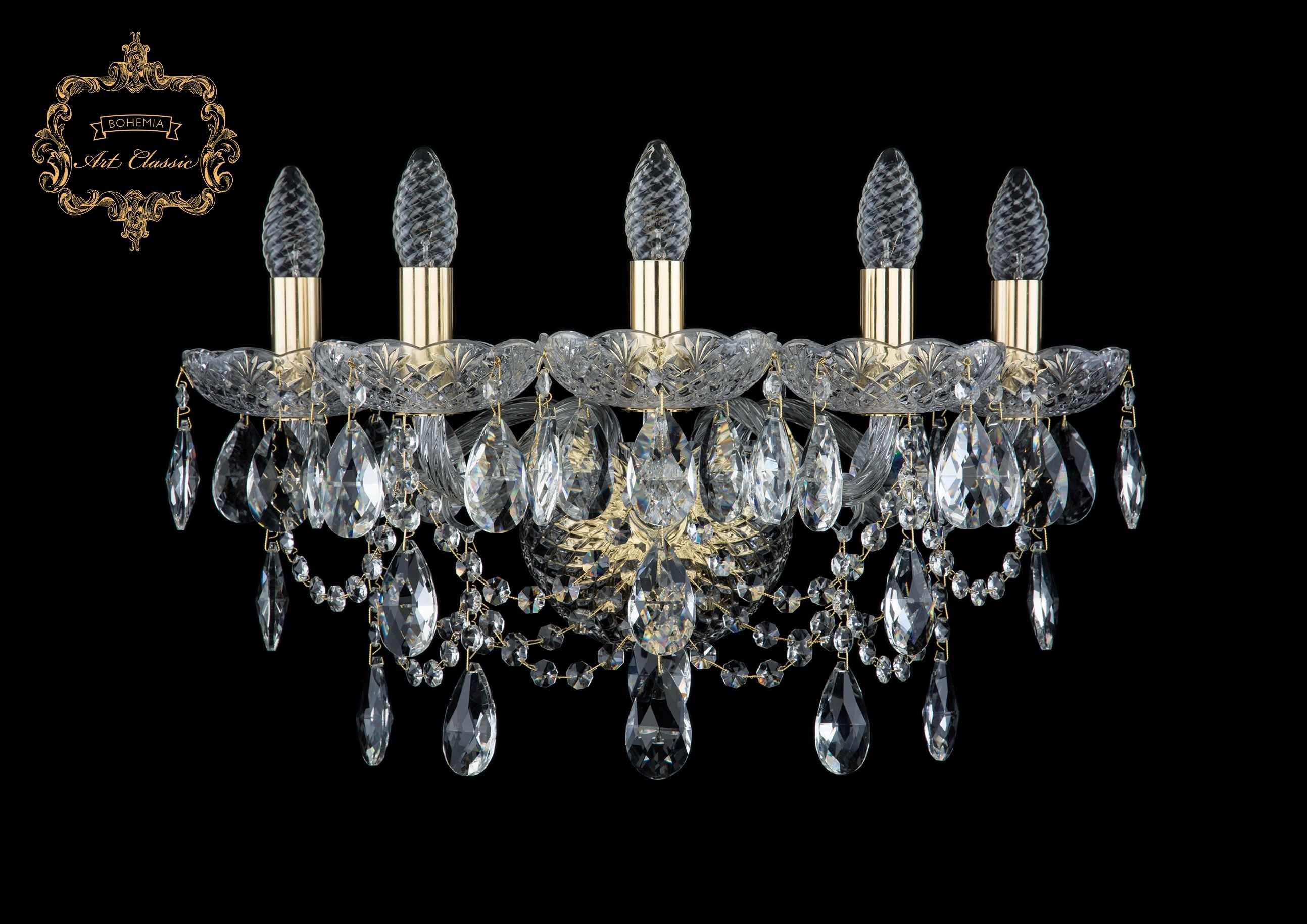 Настенное бра Art Classic 10.25.5.165.XL.Gd.Sp