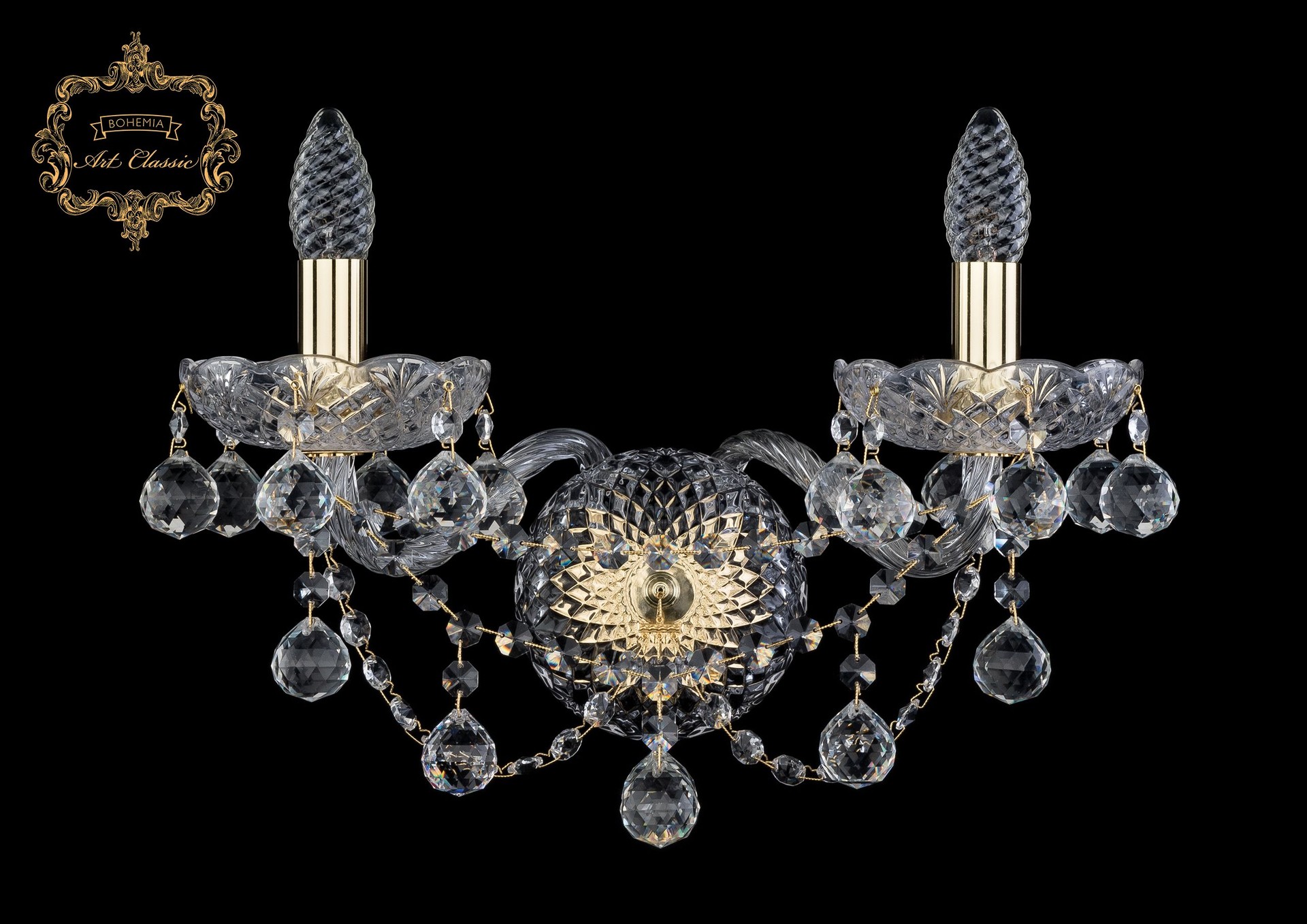 Настенное бра Art Classic 10.26.2.165.XL.Gd.B