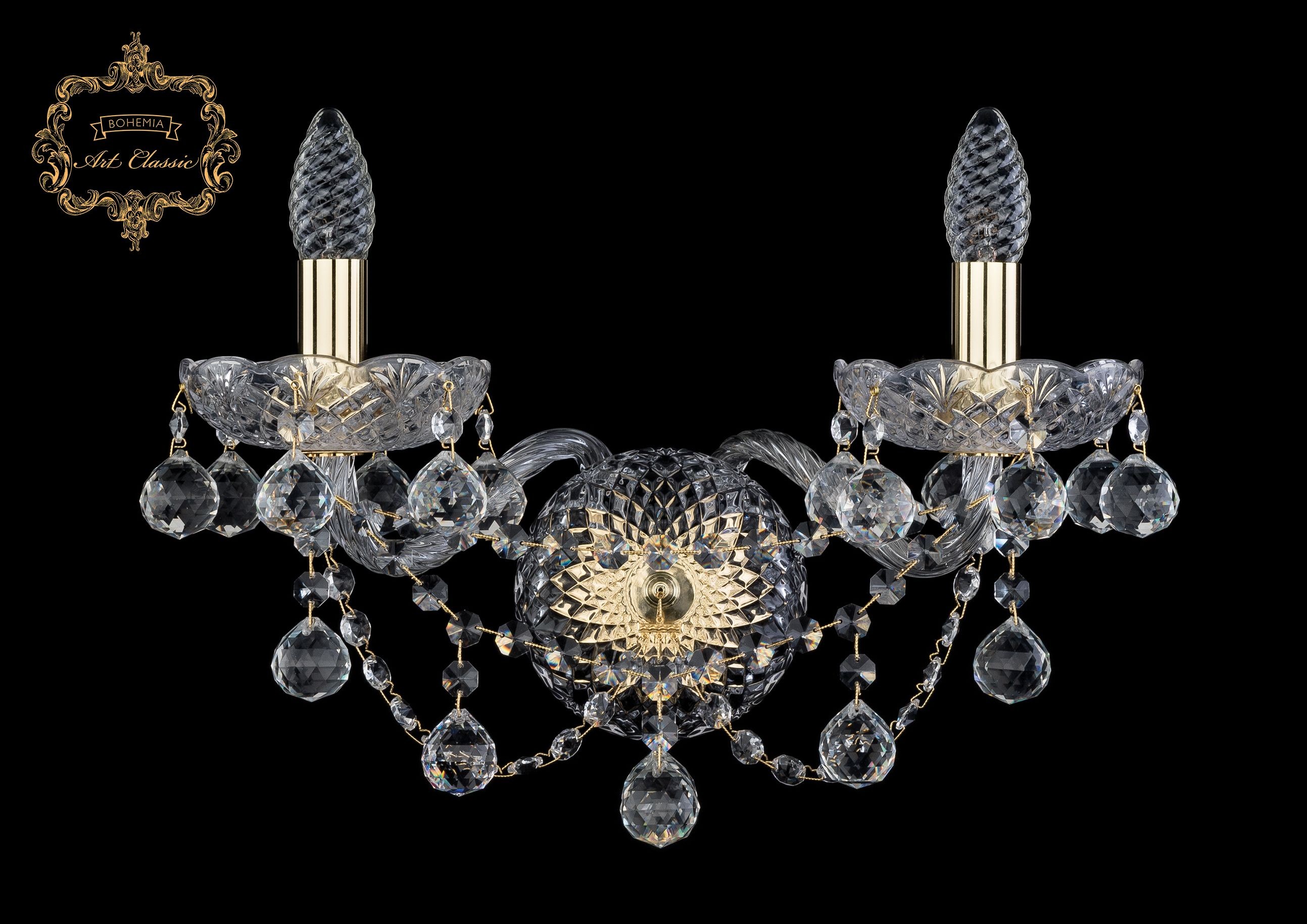 Настенное бра Art Classic 10.26.2.165.XL.Gd.B