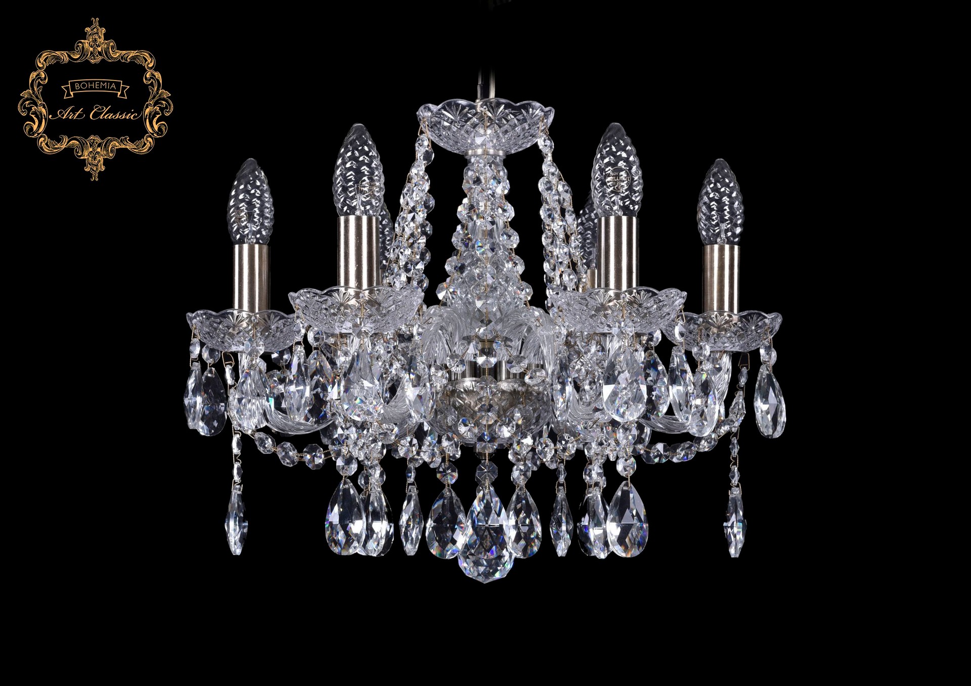 Подвесная хрустальная люстра 11.12 Art Classic 11.12.6.141.Br.Sp