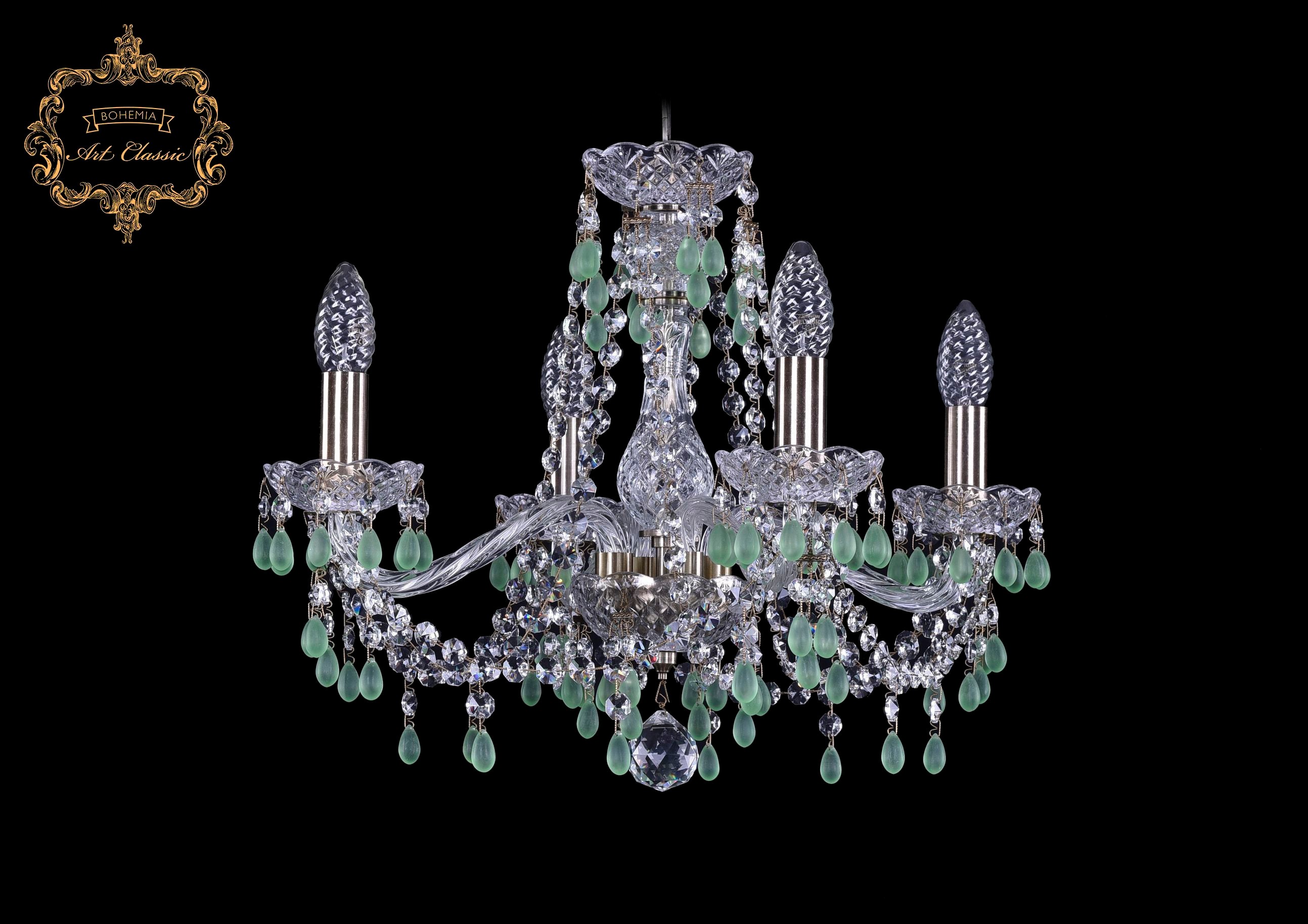 Подвесная хрустальная люстра 11.24 Art Classic 11.24.4.165.Br.V5001