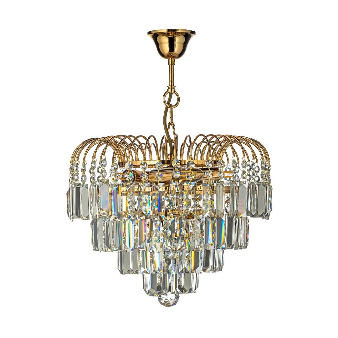 Подвесная хрустальная люстра Sabina Arti Lampadari Sabina E 1.5.32.100 G