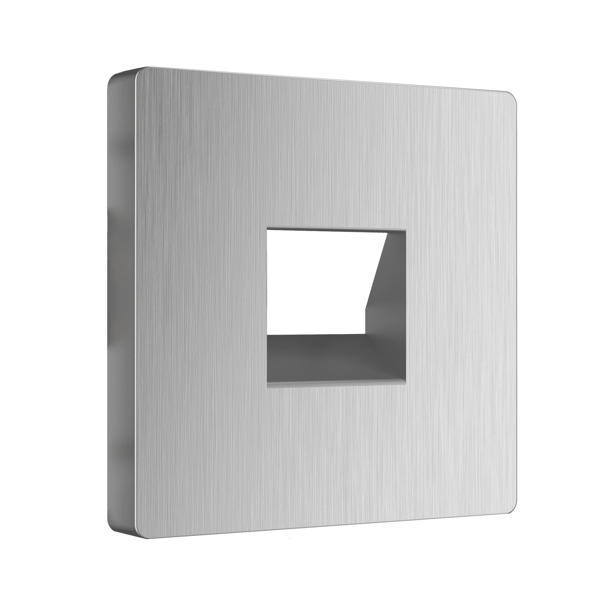 Накладка на механизм Werkel WL09-RJ-11-CP/ Накладка для RJ11 (серебряный рифленый)