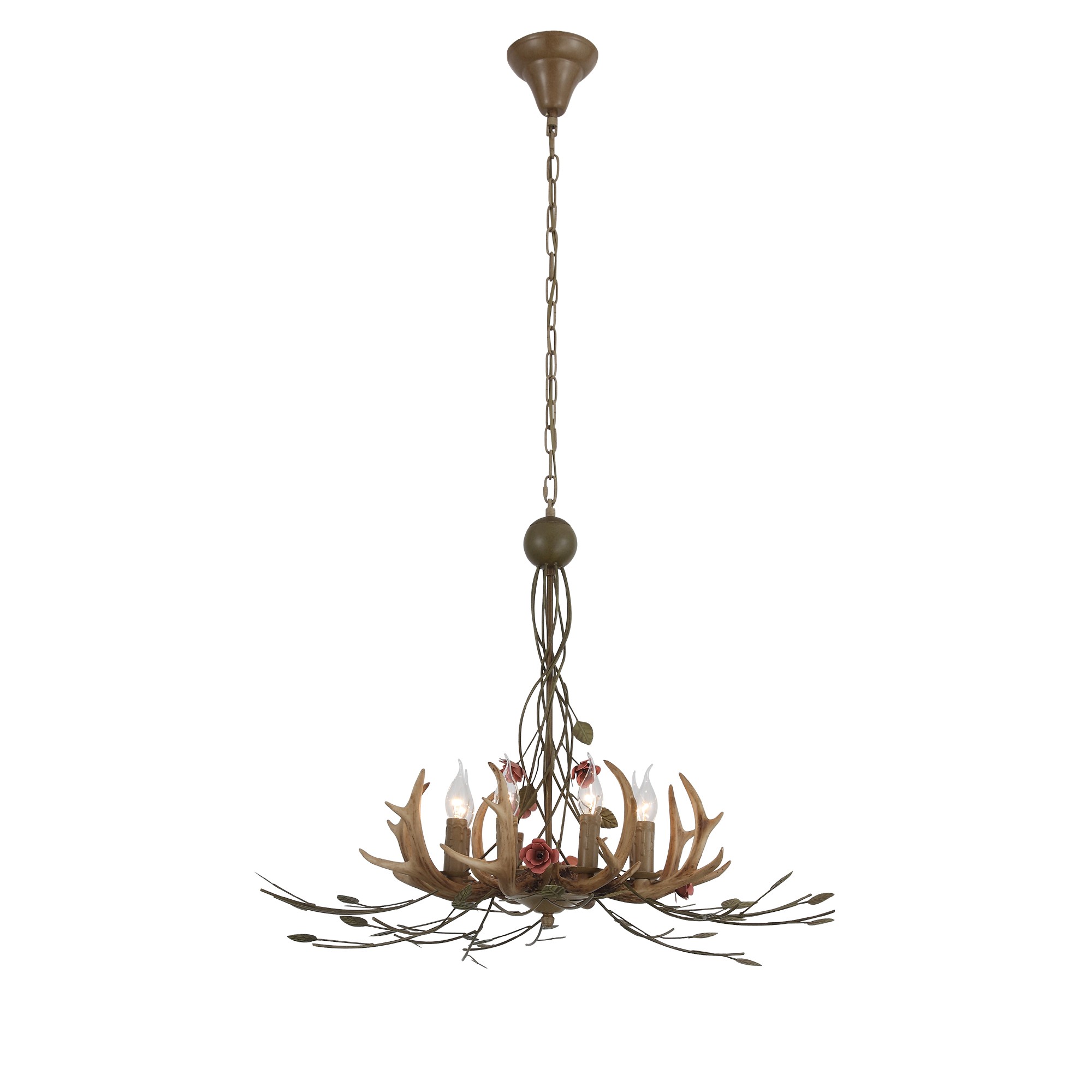 Люстра подвесная с цветочками Campen SL347.303.08 ST Luce