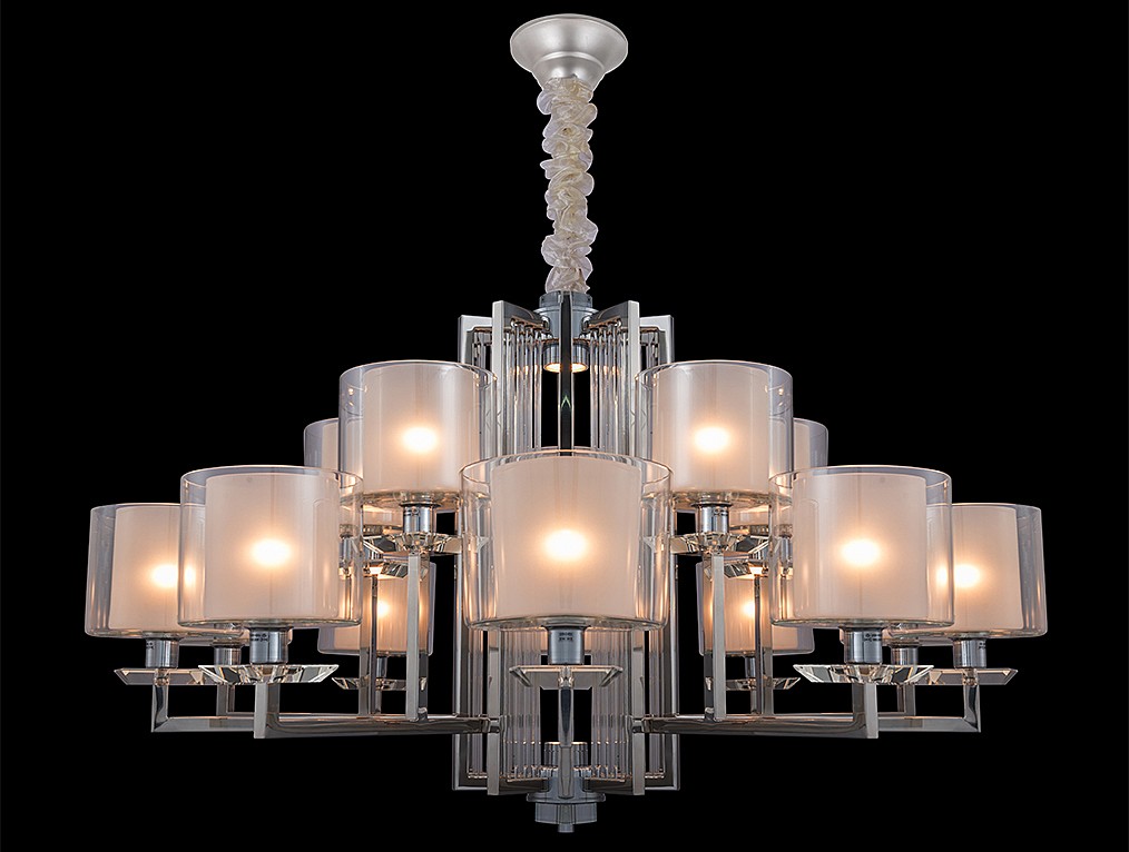 Подвесная светодиодная люстра 4400 Newport 4410+5/C chrome