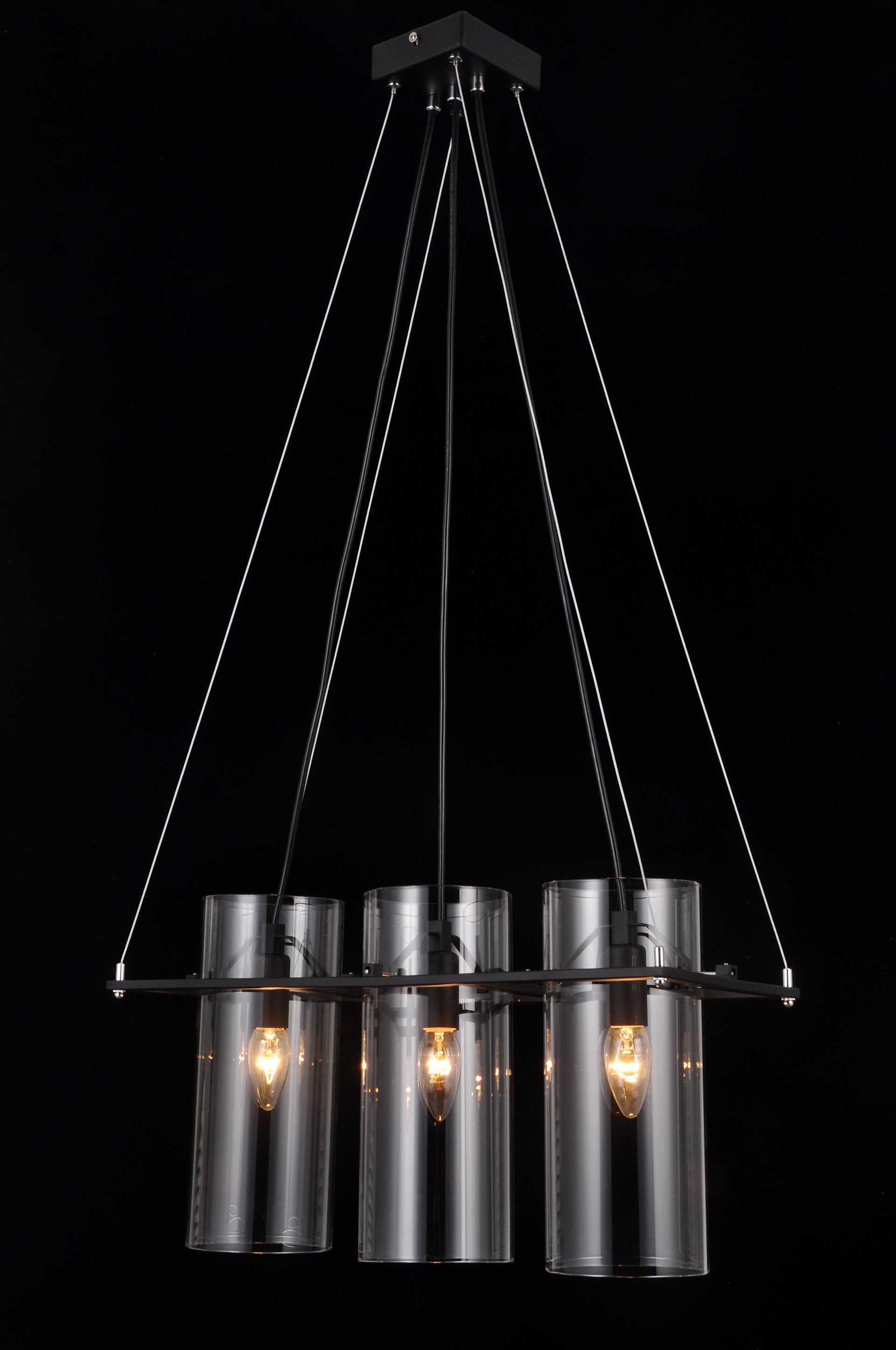 Подвесная люстра Natali Kovaltseva Helsinki HELSINKI II 81022-3C MATT BLACK