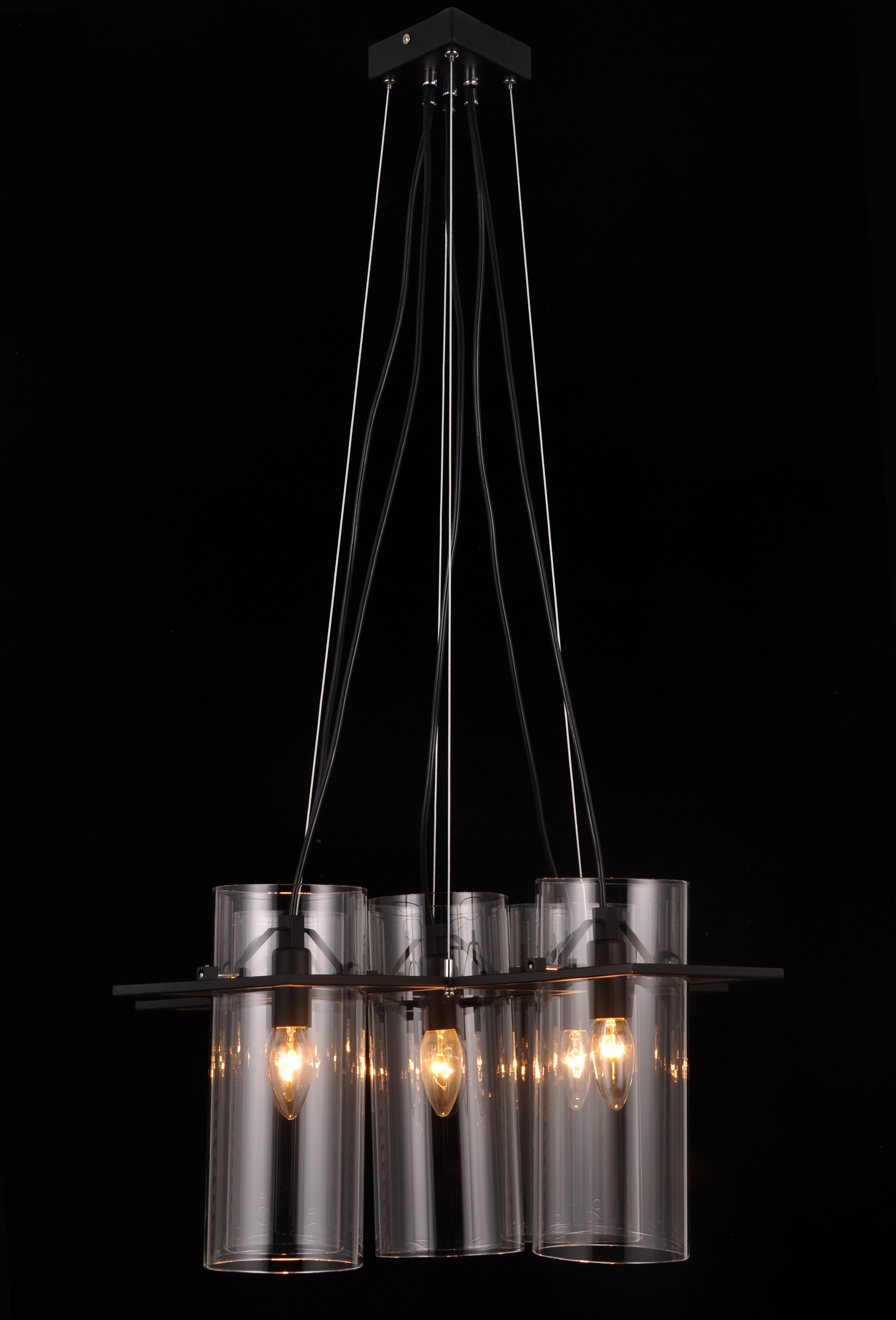 Подвесная люстра Natali Kovaltseva Helsinki HELSINKI II 81022-5C MATT BLACK