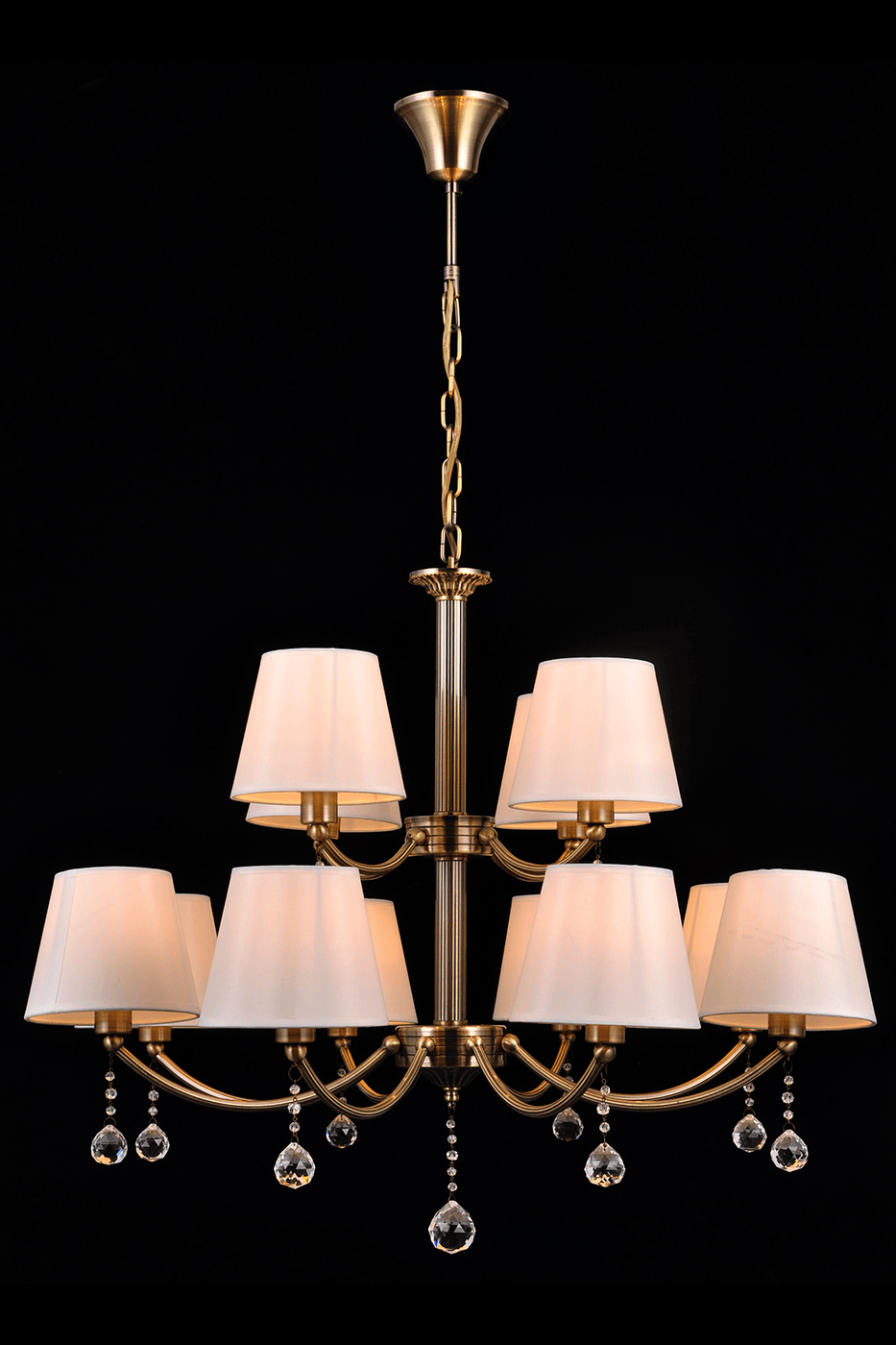 Люстра многоярусная Le Mans  Le Mans 75003-12C ANTIQUE Natali Kovaltseva