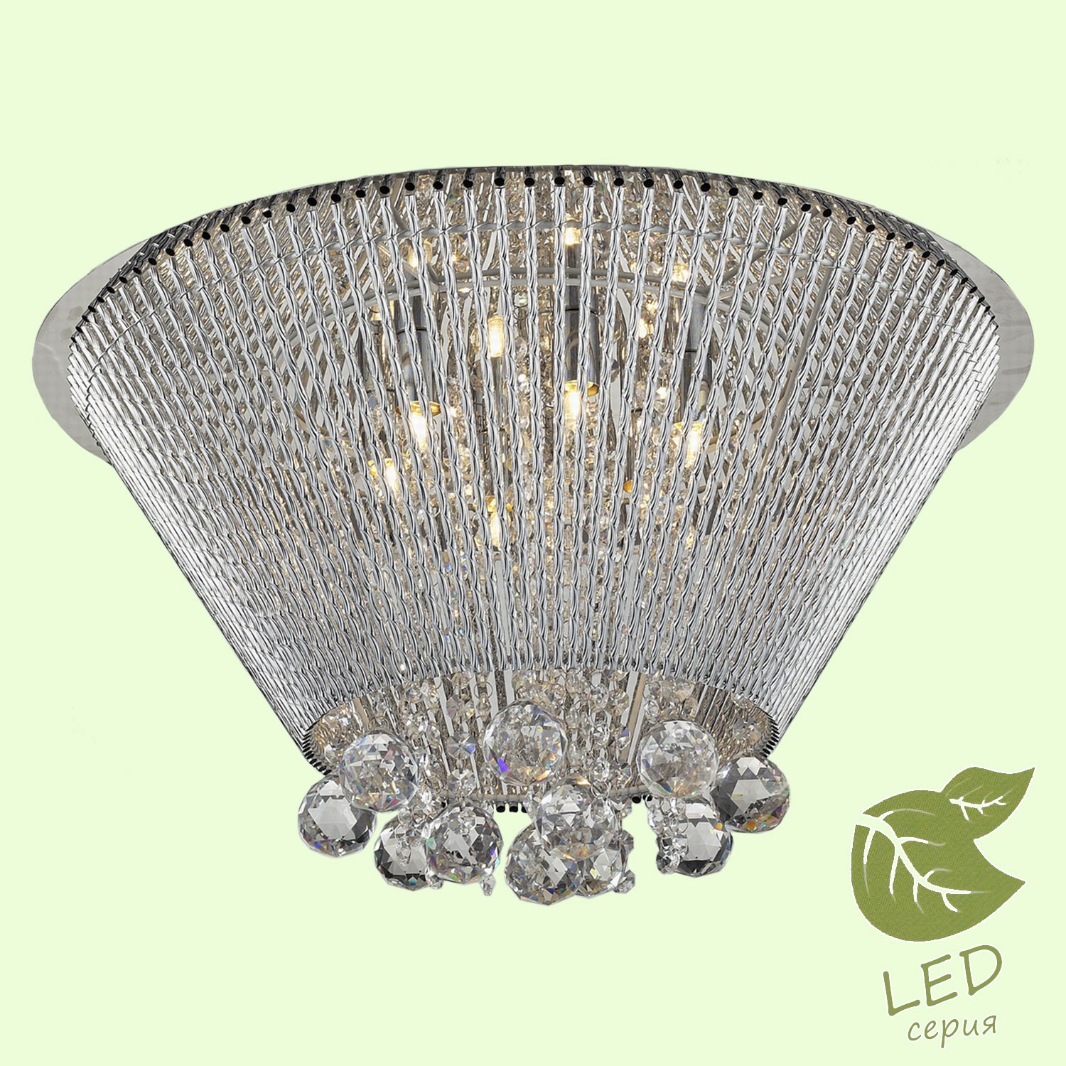 Потолочная хрустальная люстра Lussole Piagge GRLSC-8407-06