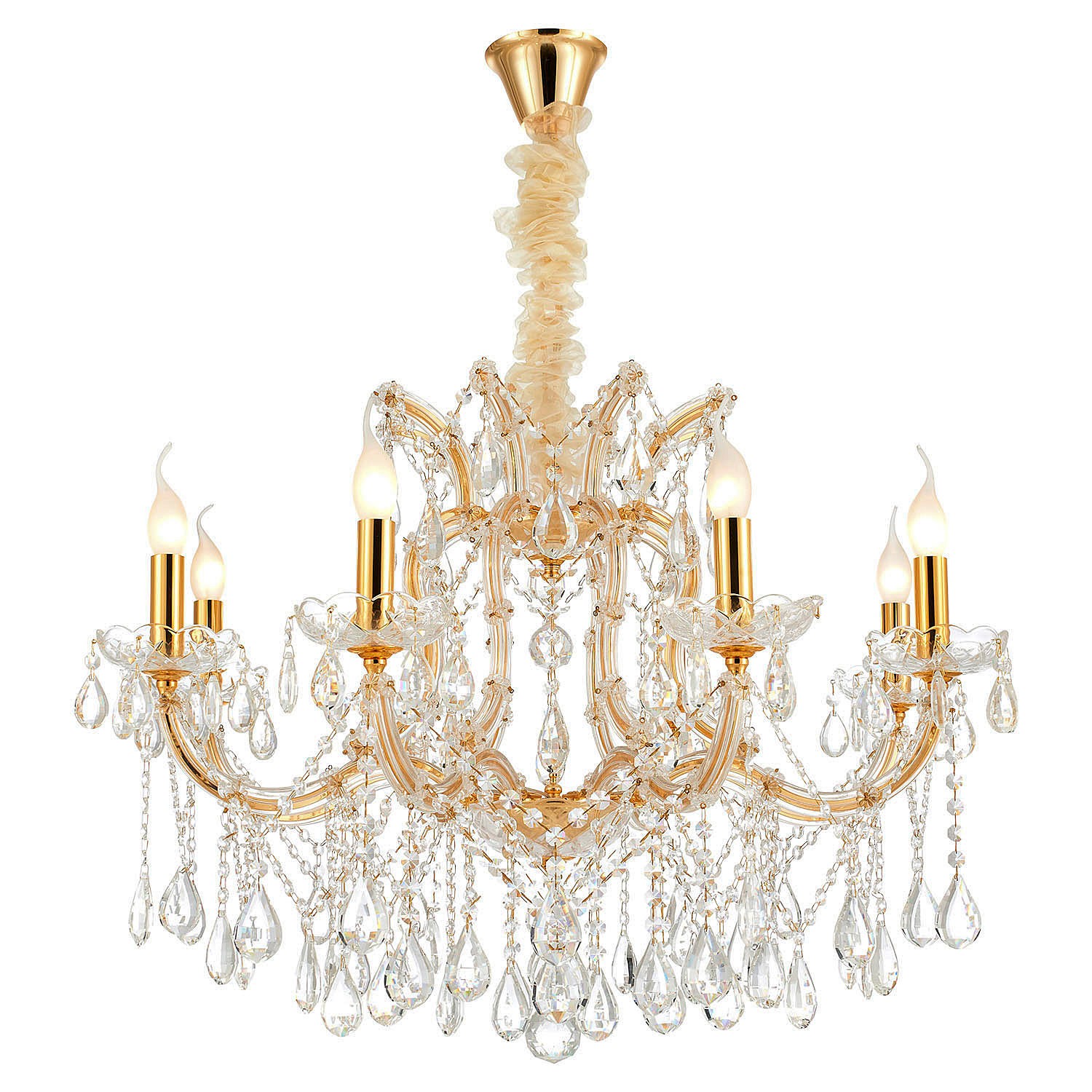 Подвесная хрустальная люстра Yuma Lussole GRLSP-8134