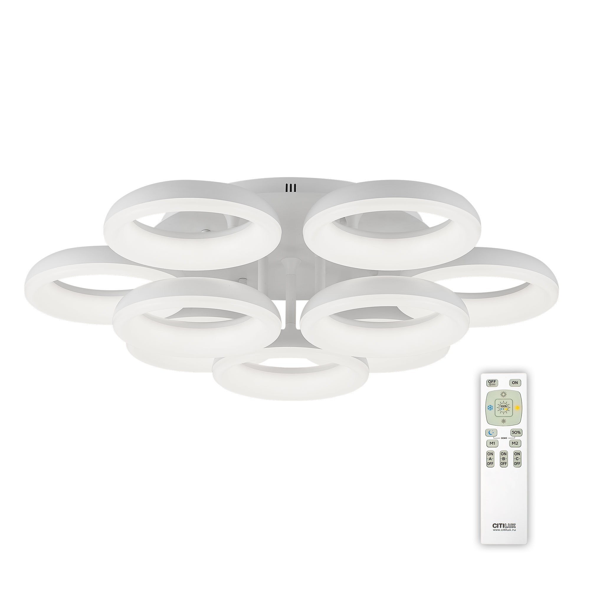 Потолочная люстра с пультом Паркер Citilux CL225190R