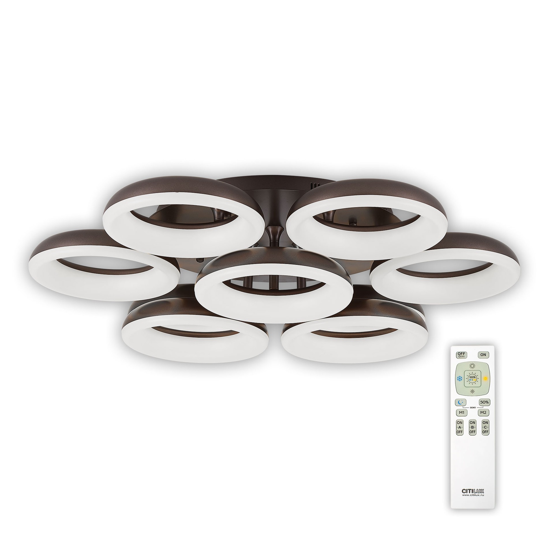 Потолочная люстра с пультом Паркер Citilux CL225195R