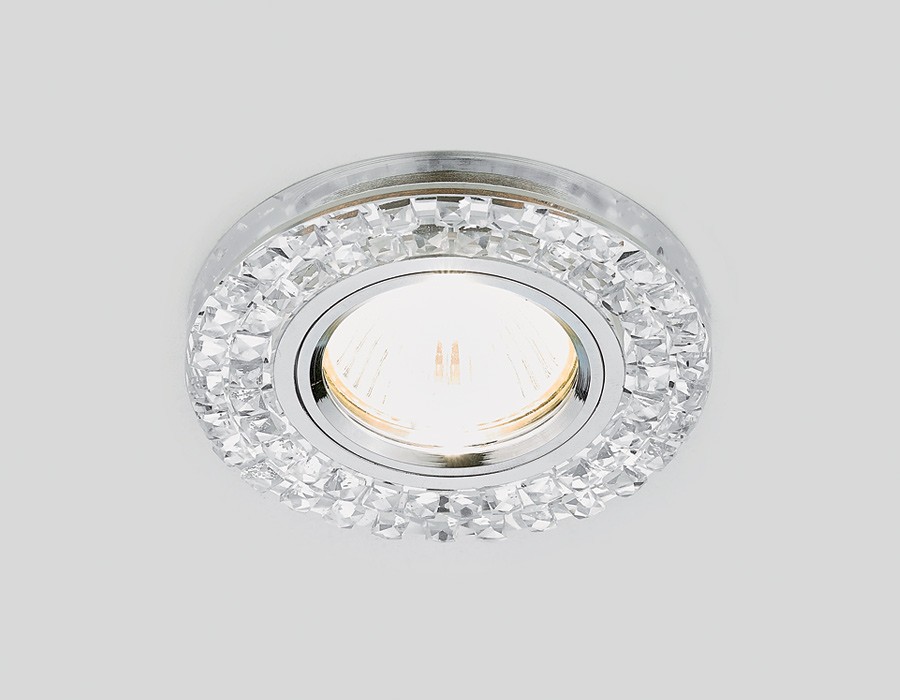 Встраиваемый светильник Ambrella Crystal K8060 CH S