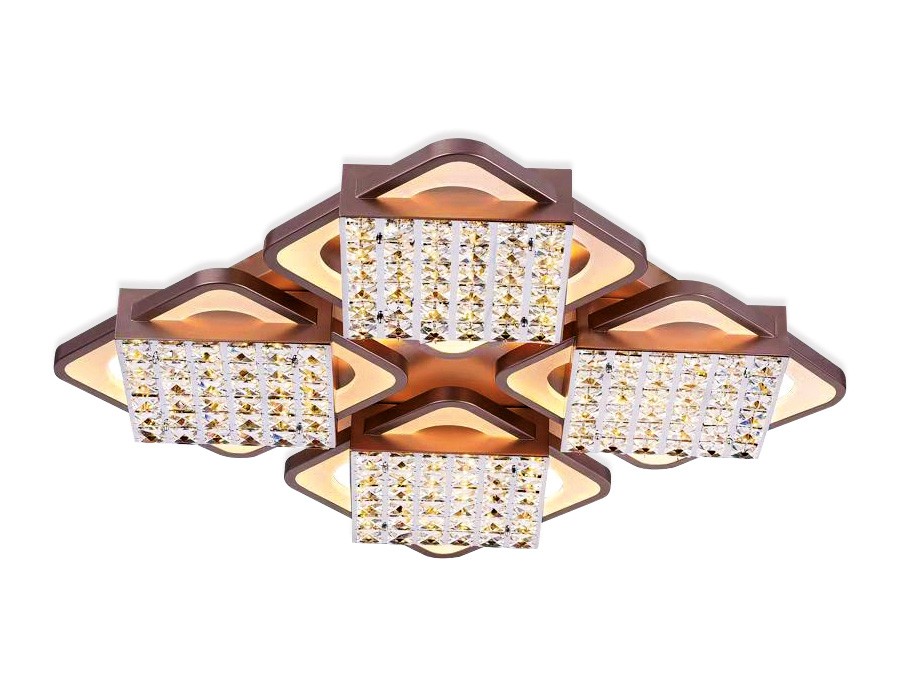 Потолочная люстра с пультом Crystal Acril Ambrella FA129