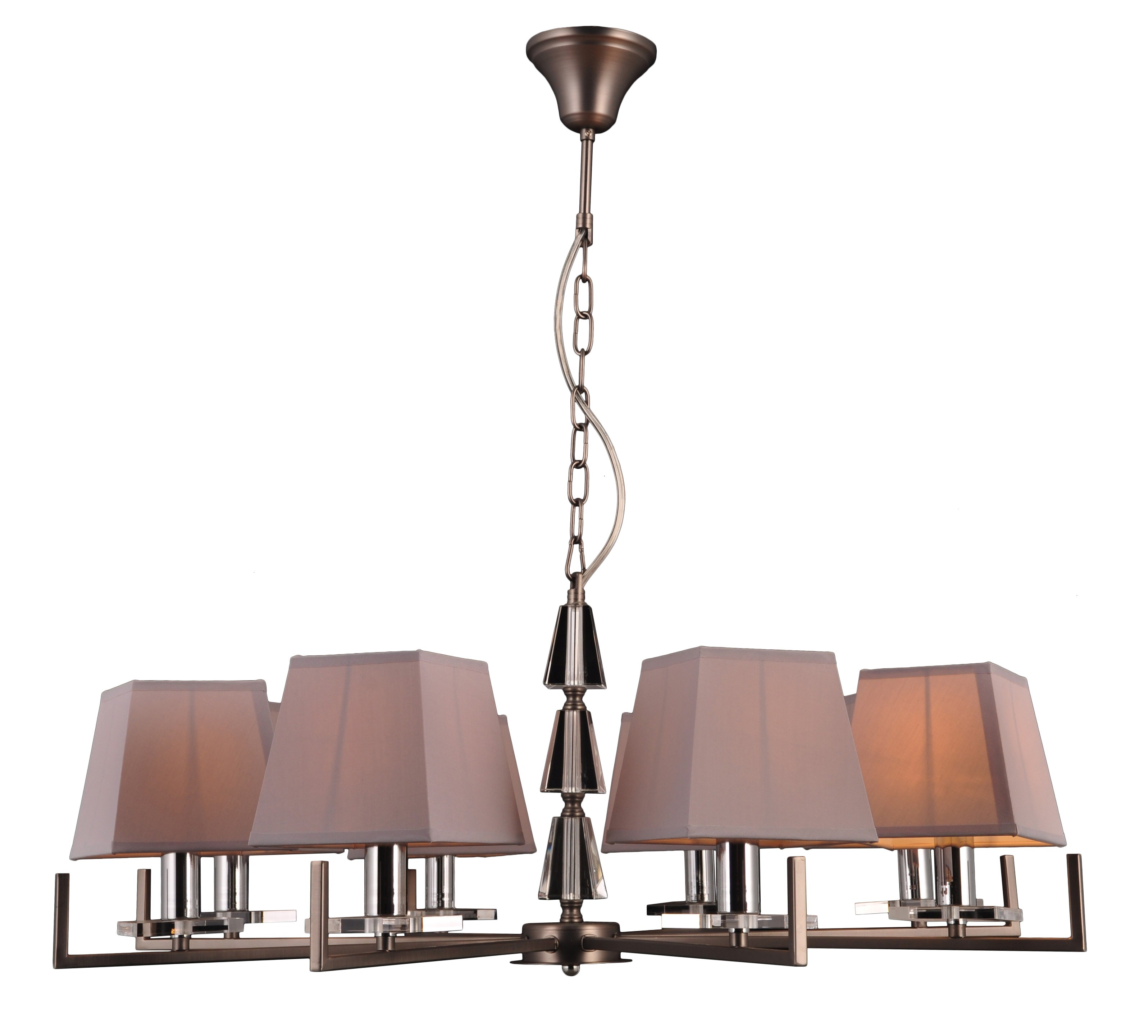 Подвесная люстра Natali Kovaltseva 75006 75006/8C SILVER GRAY