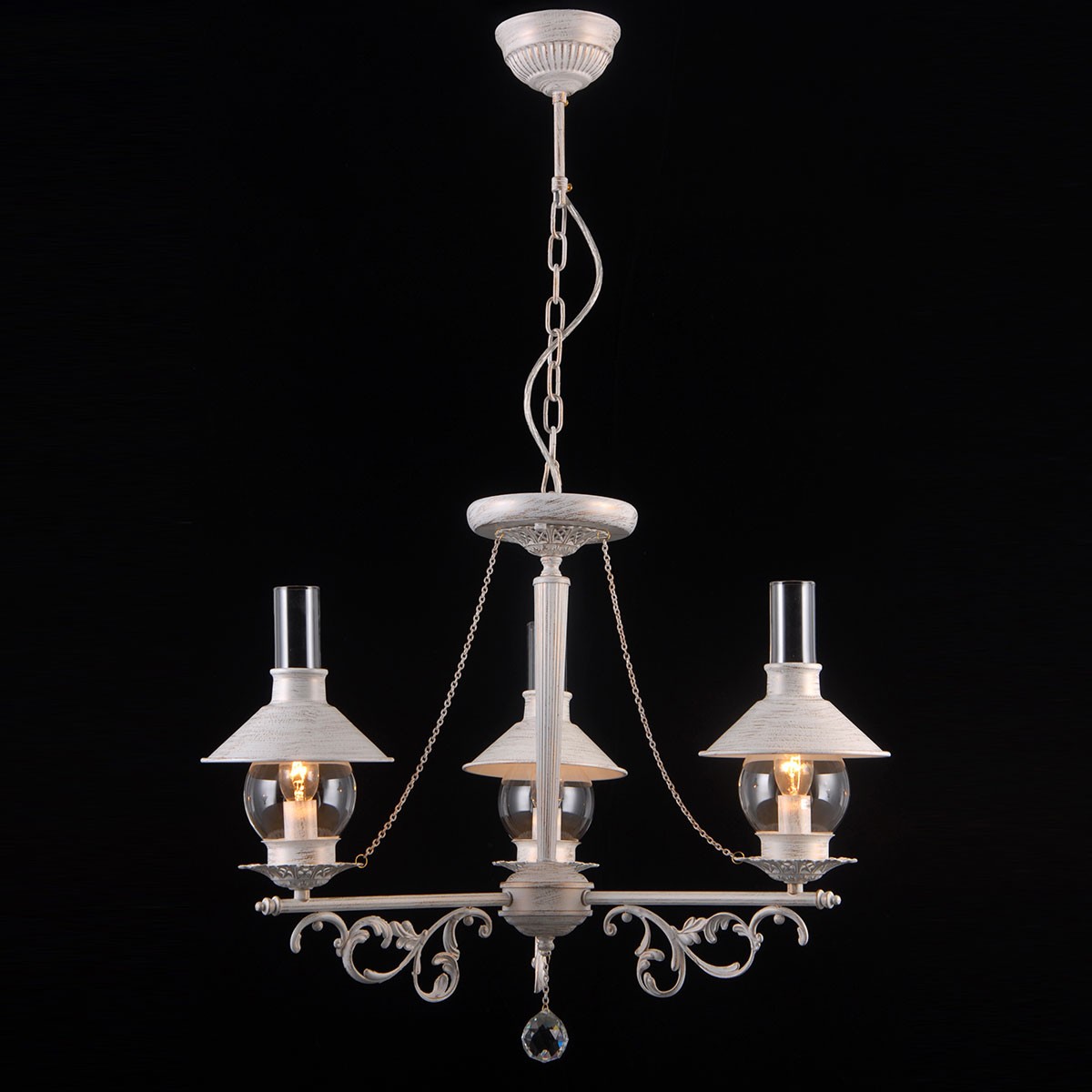 Люстра керосиновая лампа Alabarda ALABARDA 75052/3C IVORY Natali Kovaltseva