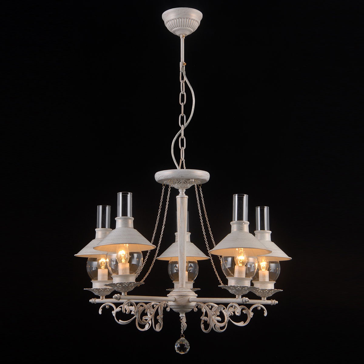 Люстра керосиновая лампа Alabarda ALABARDA 75052/5C IVORY Natali Kovaltseva