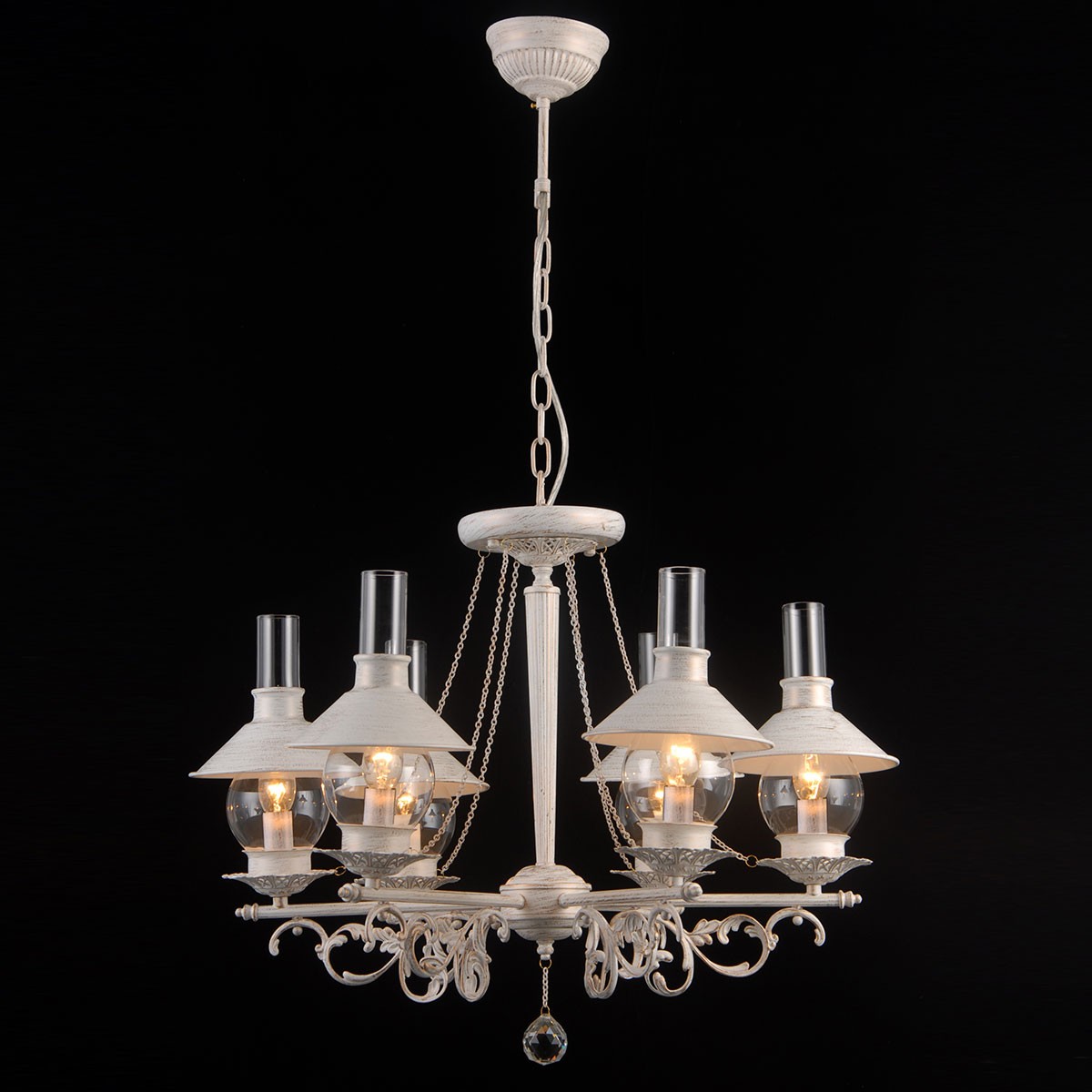 Люстра керосиновая лампа Alabarda ALABARDA 75052/6C IVORY Natali Kovaltseva