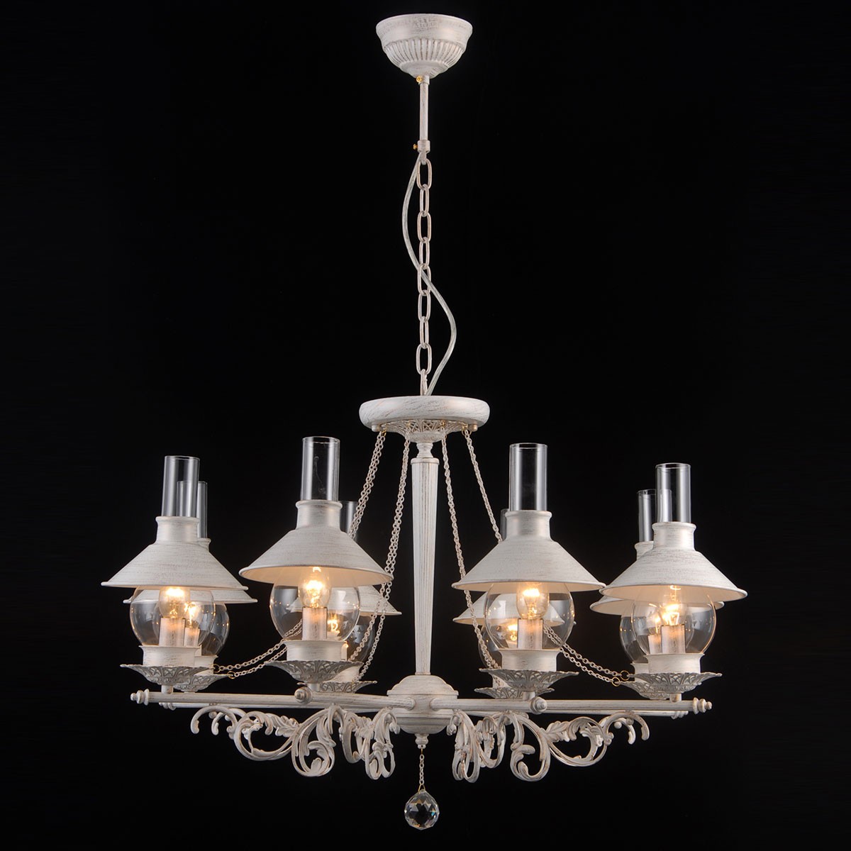 Люстра керосиновая лампа Alabarda ALABARDA 75052/8C IVORY Natali Kovaltseva