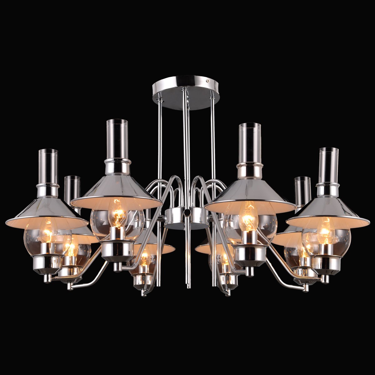 Потолочная люстра Natali Kovaltseva Alabarda ALABARDA 75055/8C CHROME
