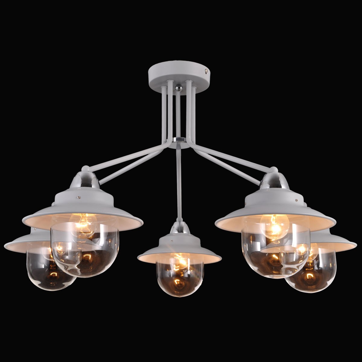 Потолочная люстра Natali Kovaltseva Alabarda ALABARDA 75093/5C WHITE