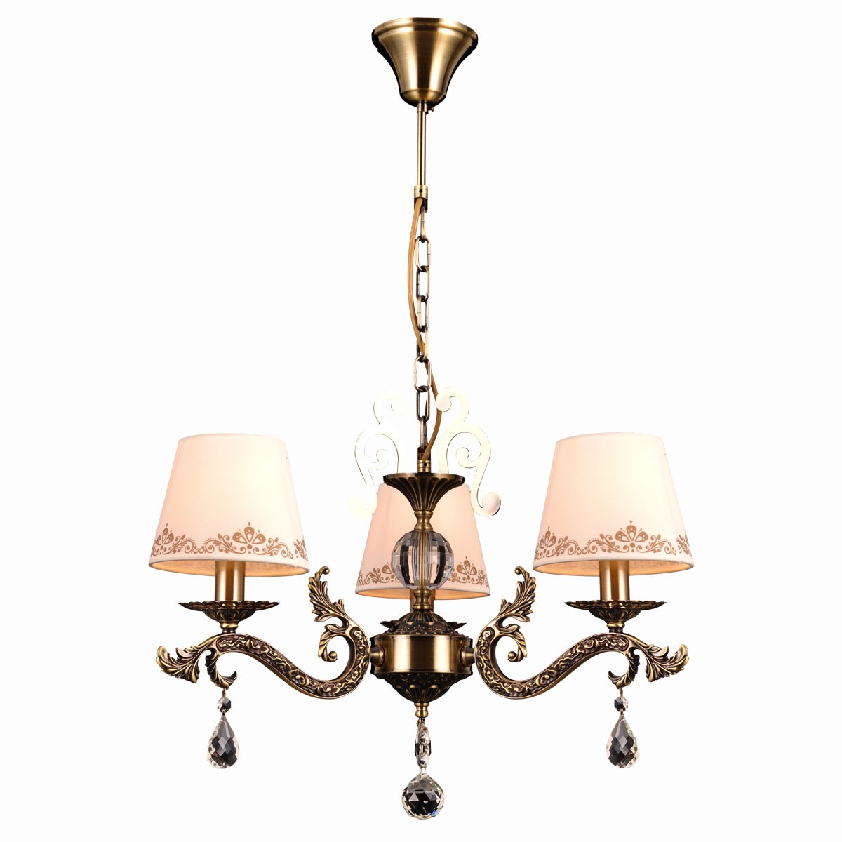 Подвесная люстра Natali Kovaltseva Calais Calais 70012-3C ANTIQUE