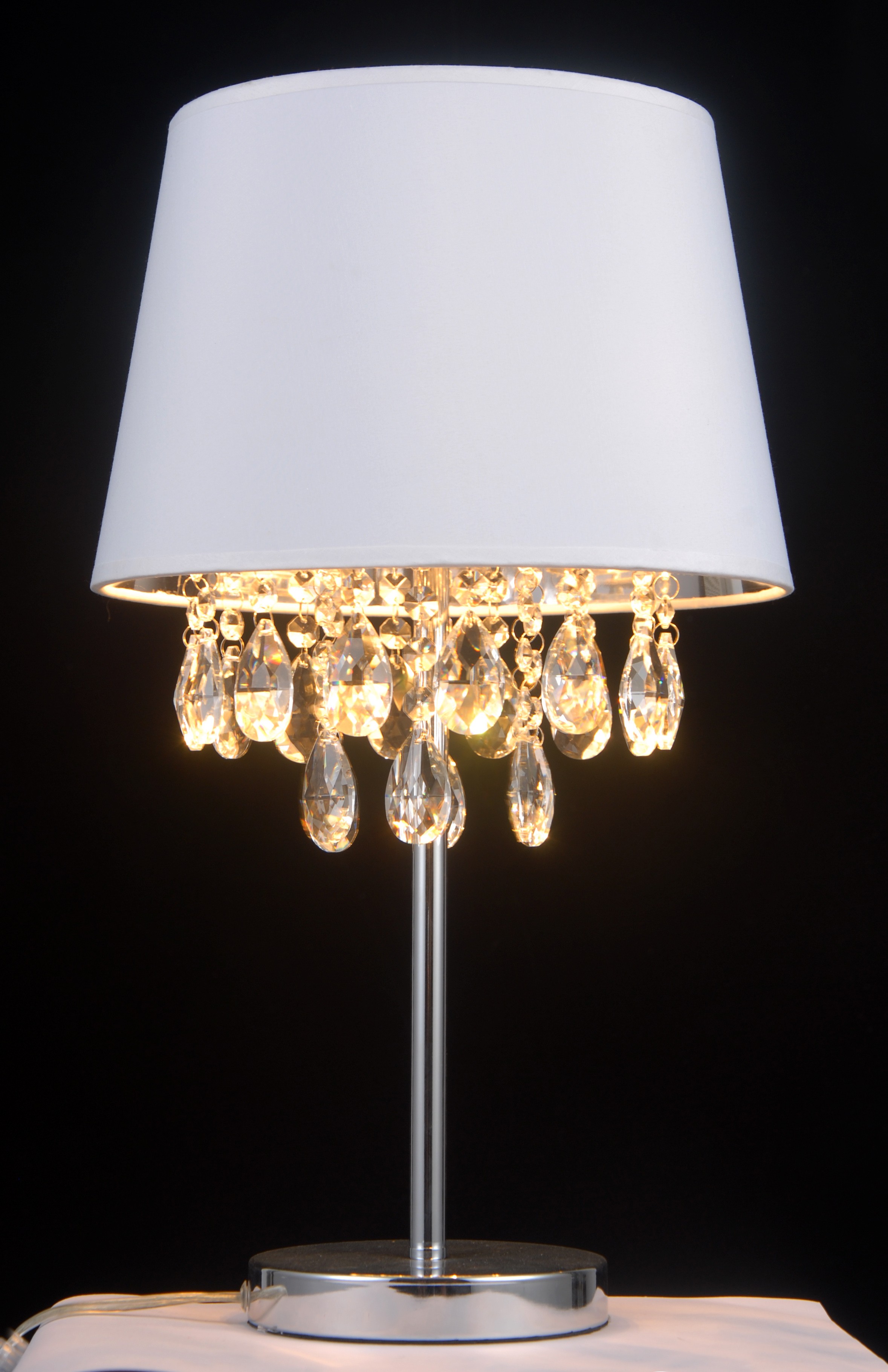 Настольная лампа Natali Kovaltseva Diamond Space DIAMOND SPACE 81010-2T CHROME