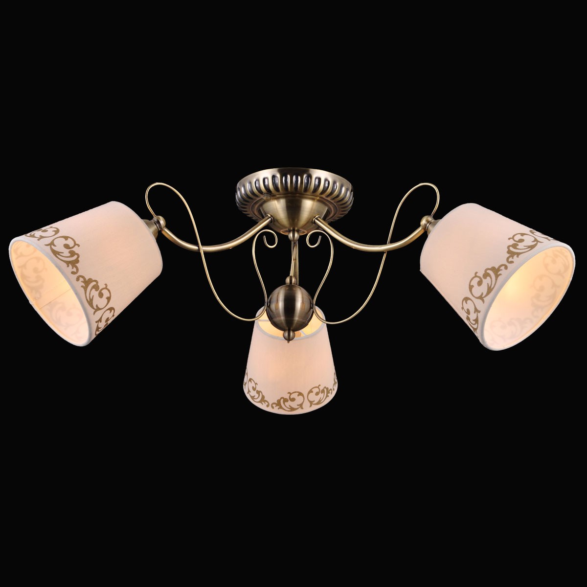 Потолочная люстра Natali Kovaltseva Gloria GLORIA 75053/3C ANTIQUE