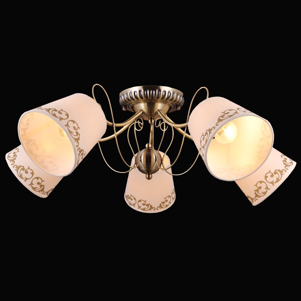 Потолочная люстра Natali Kovaltseva Gloria GLORIA 75053/5C ANTIQUE