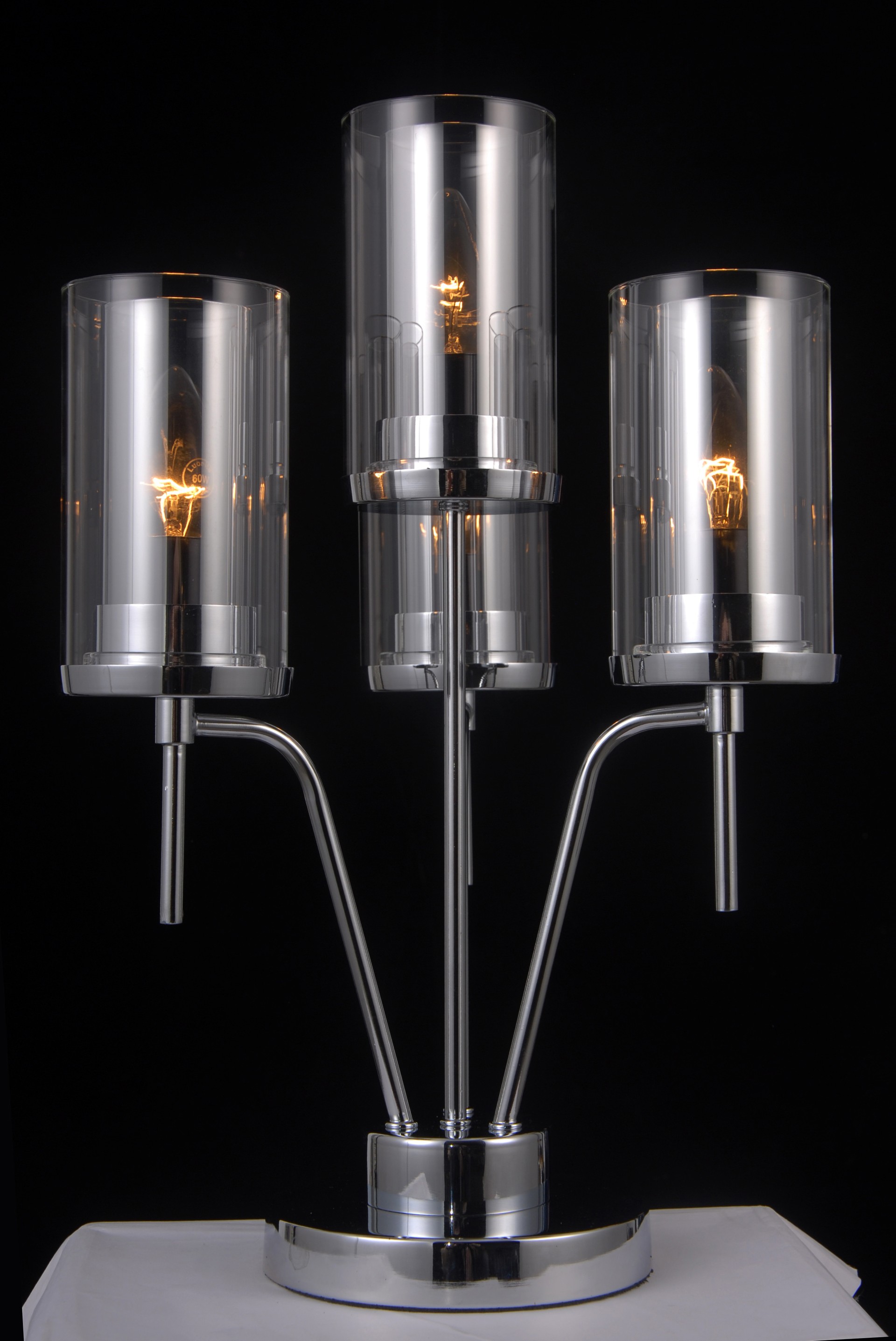 Настольная лампа Natali Kovaltseva Helsinki HELSINKI II 79012-3T CHROME