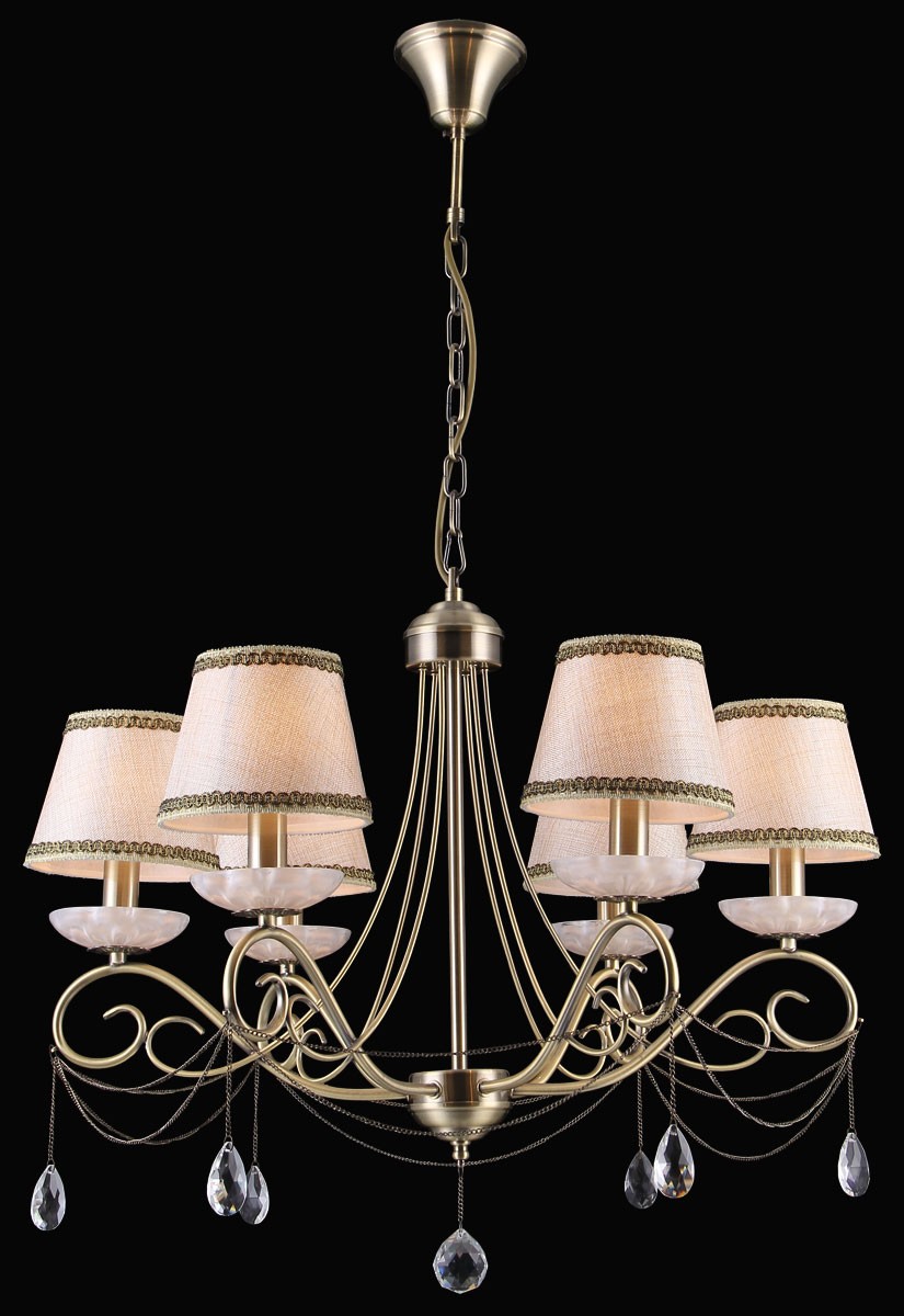 Подвесная люстра Natali Kovaltseva Malaga Malaga 70026-6C ANTIQUE