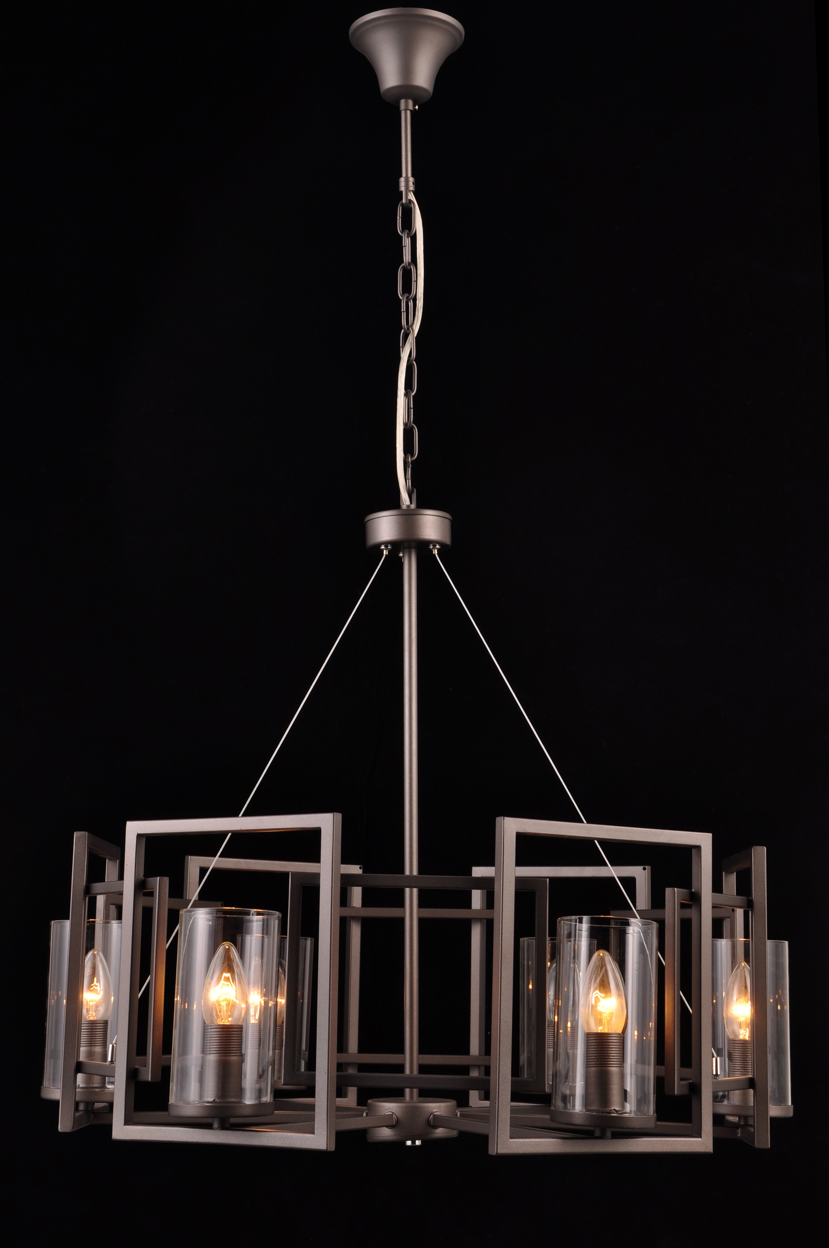 Подвесная люстра Natali Kovaltseva Munich MUNICH 75122-6C GRAY