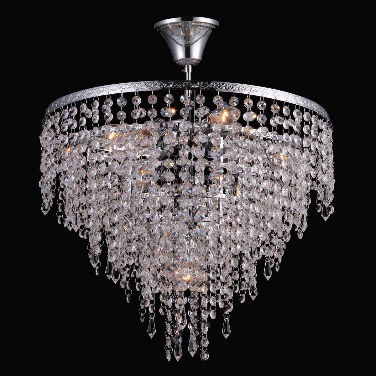 Потолочная люстра Natali Kovaltseva Nice NICE 70024-6+1C CHROME