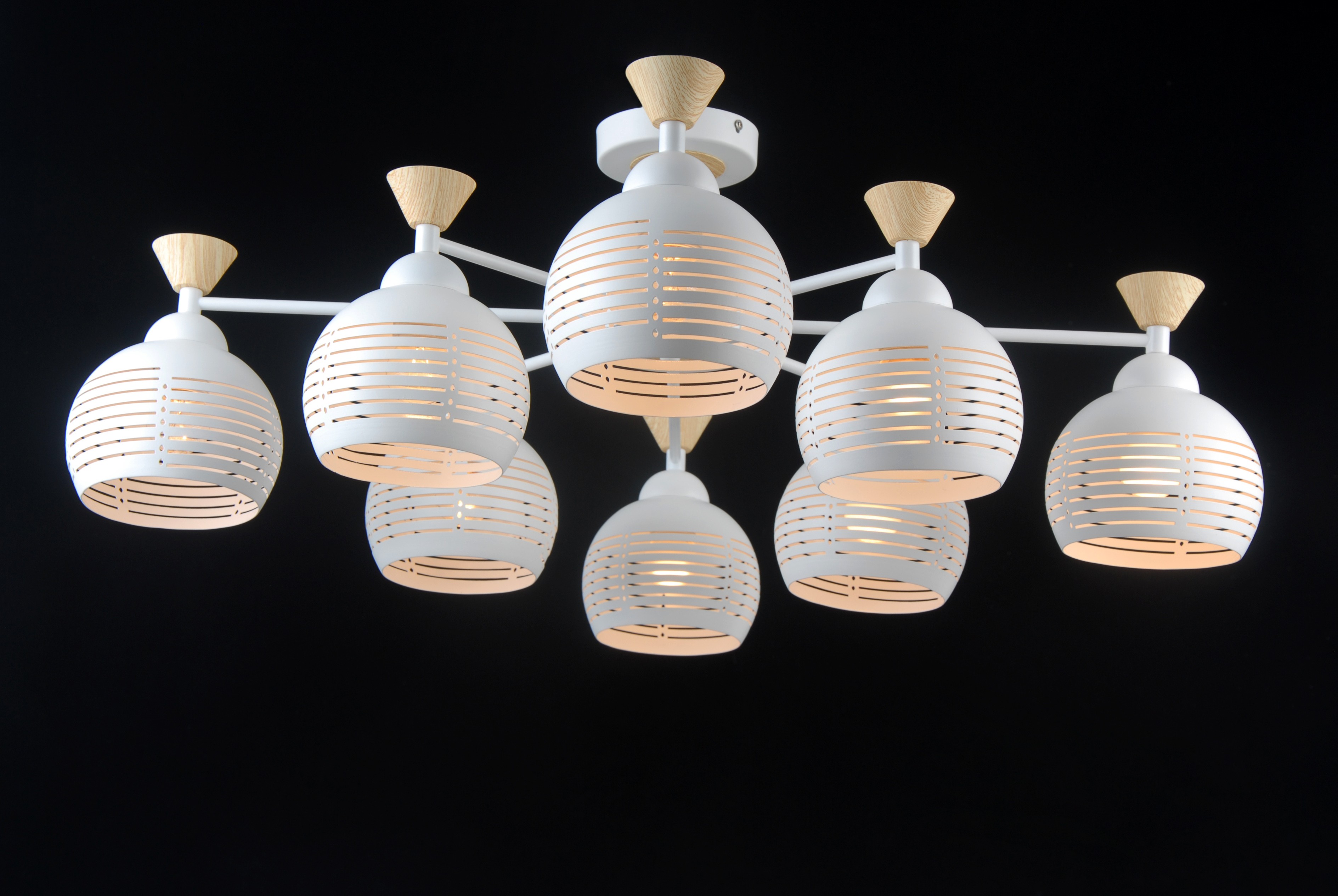 Потолочная люстра Natali Kovaltseva Stuttgart STUTTGART 81052-8C MATT WHITE