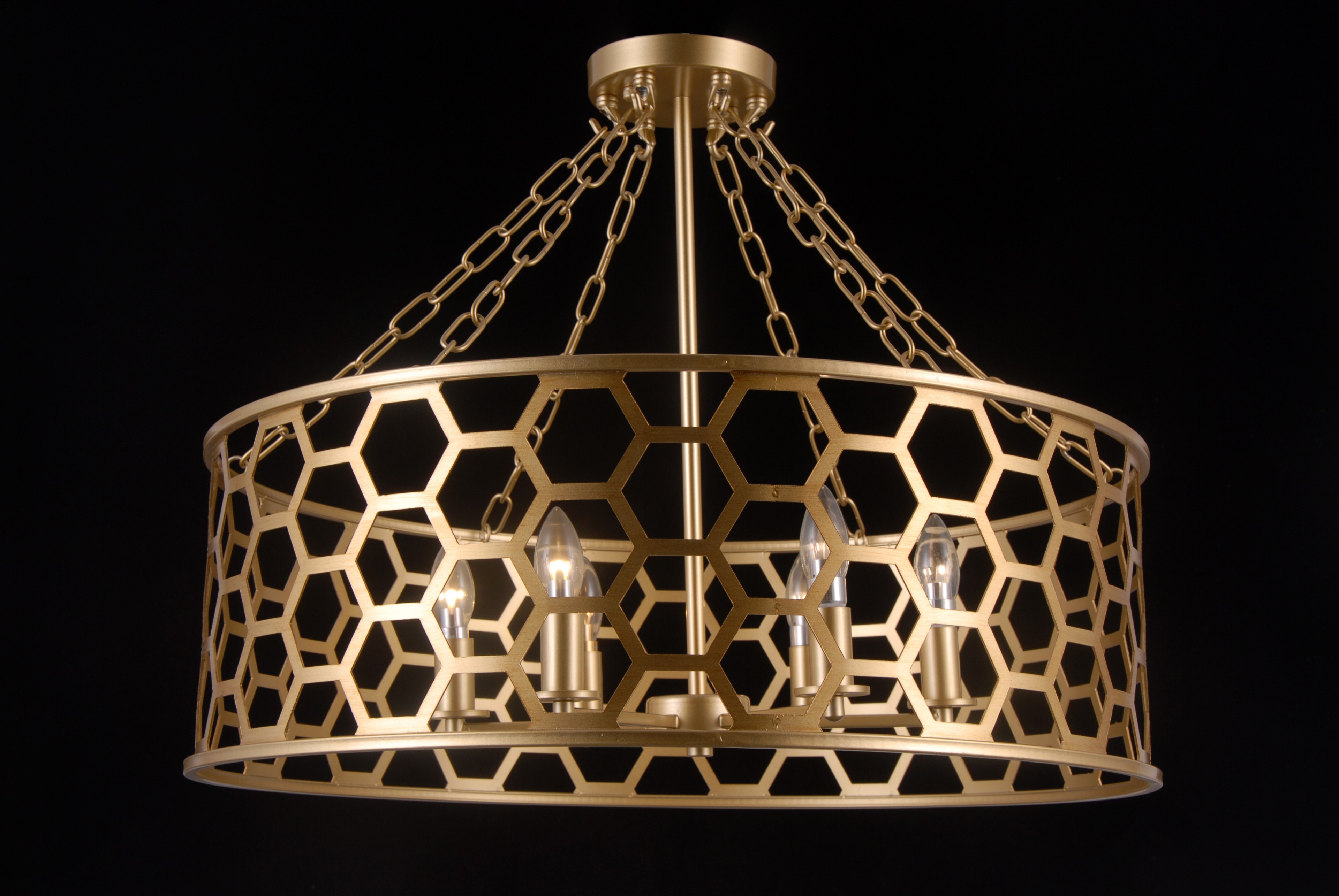 Потолочная люстра Natali Kovaltseva Valencia VALENCIA 81059-6C GOLD