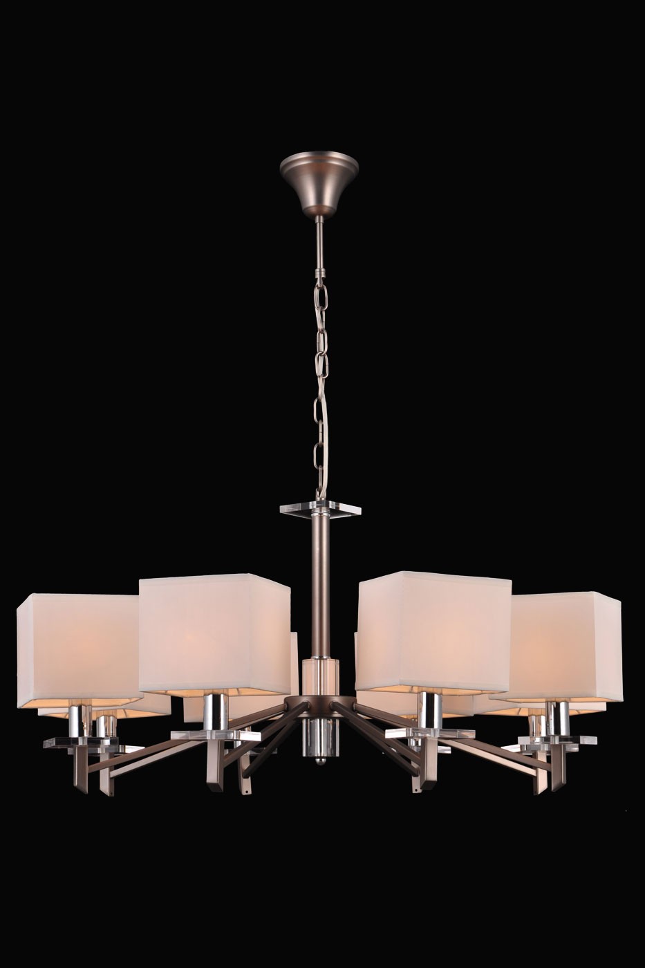 Подвесная люстра Natali Kovaltseva 75008 75008/8C SILVER GRAY