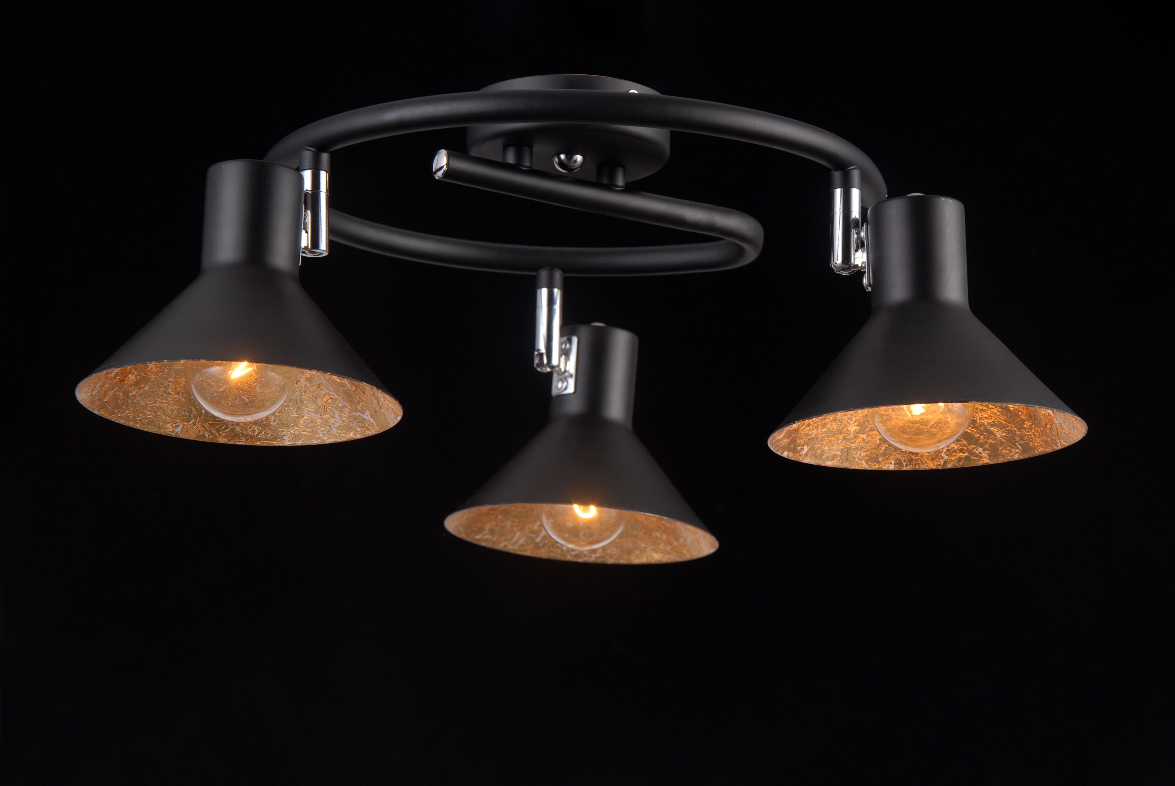 Потолочная люстра Natali Kovaltseva Loft Lux LOFT LUX 81056-3C MATT BLACK