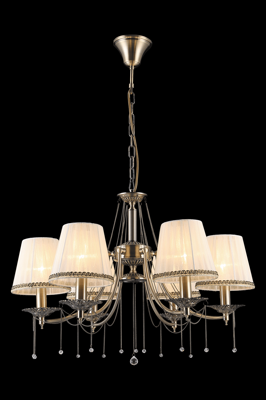 Подвесная люстра Natali Kovaltseva Sevilla Sevilla 70027-6C ANTIQUE