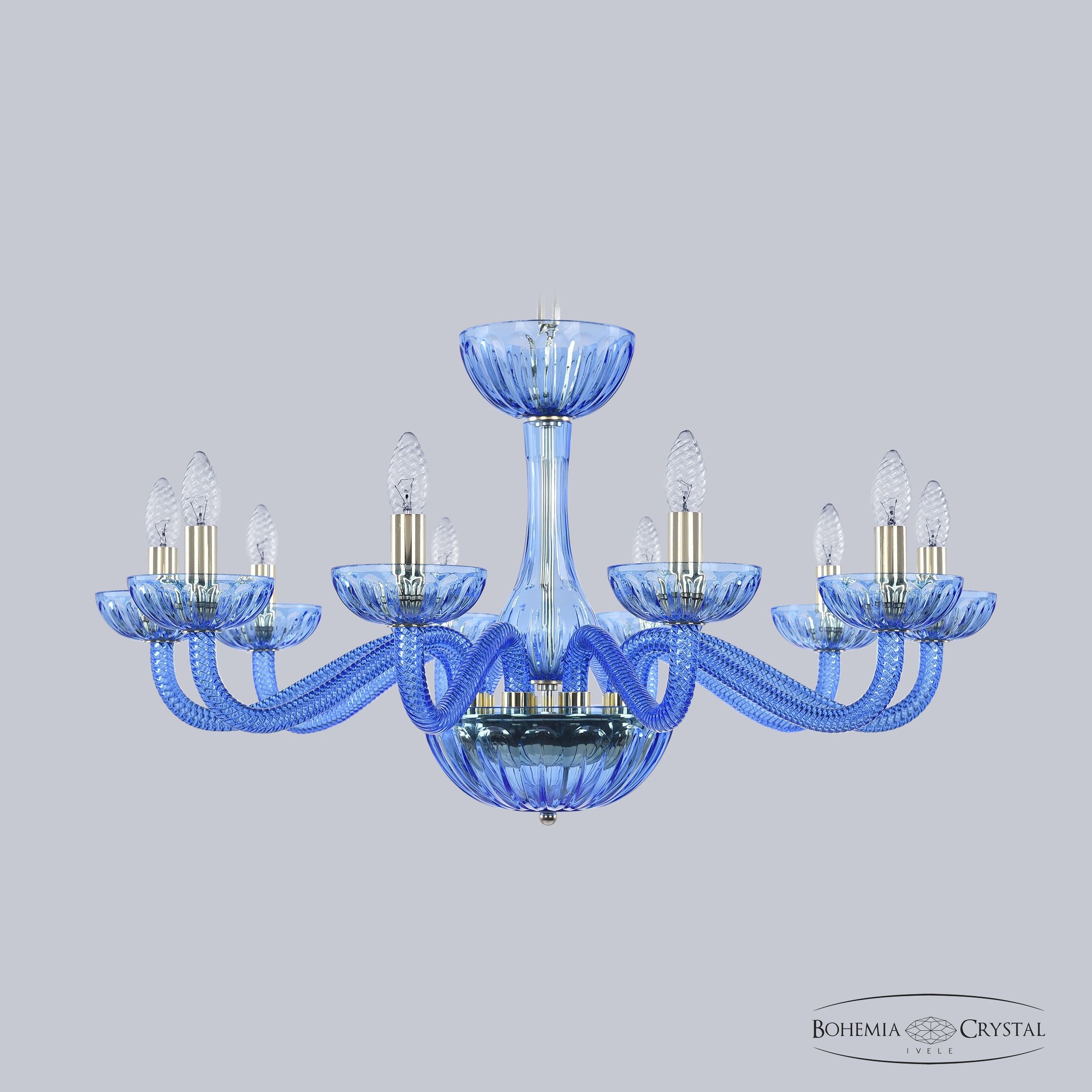 Подвесная люстра Bohemia 1311 1311/10/300 G Aq/Aquamarine/M-1H