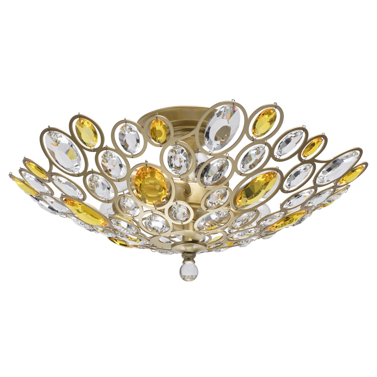 Потолочная хрустальная люстра MW Light Лаура 345012806